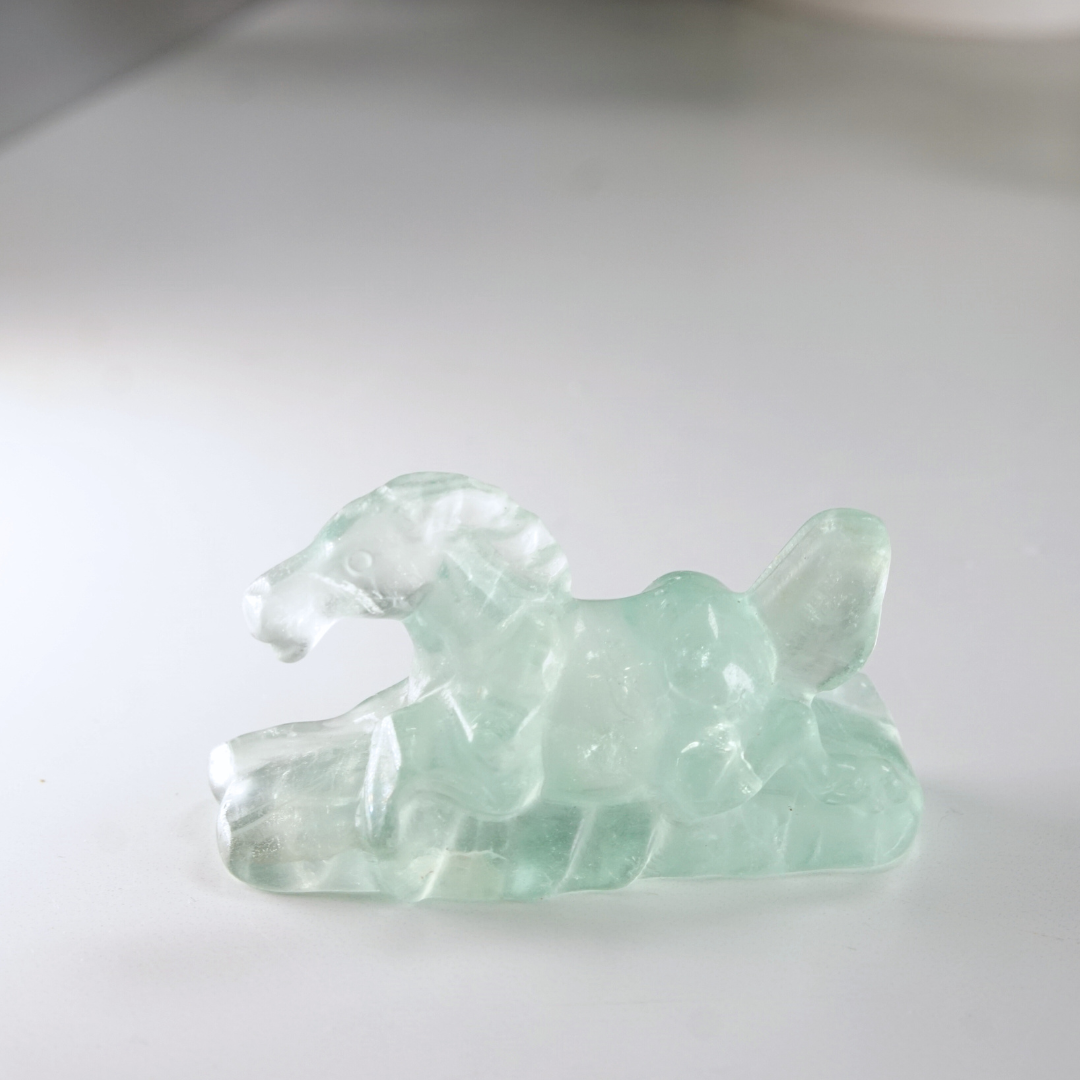 Rainbow Fluorite Horse Carving | Pick Your Favorite