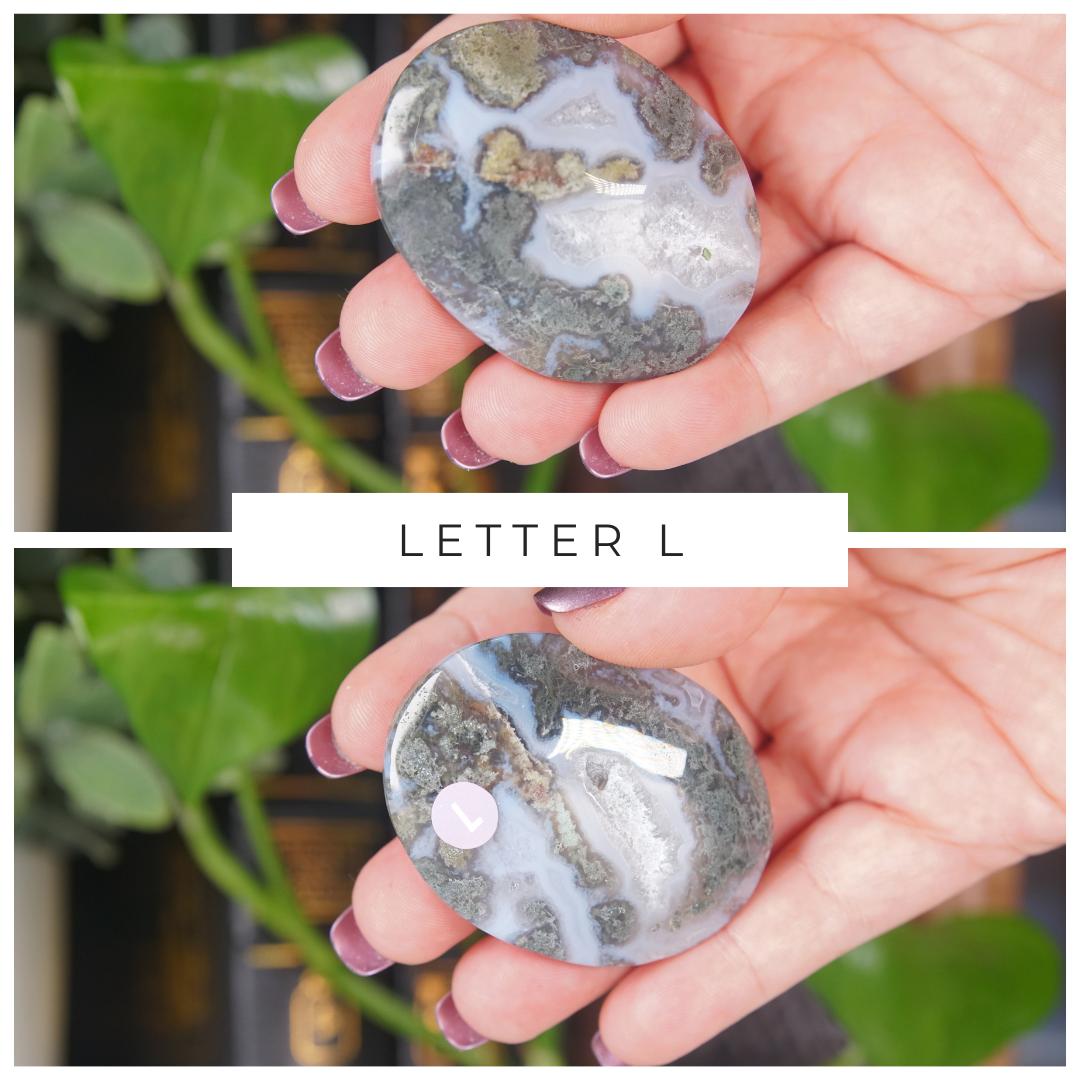 Moss Agate High Quality Palm Stones | Pick Your Favorite