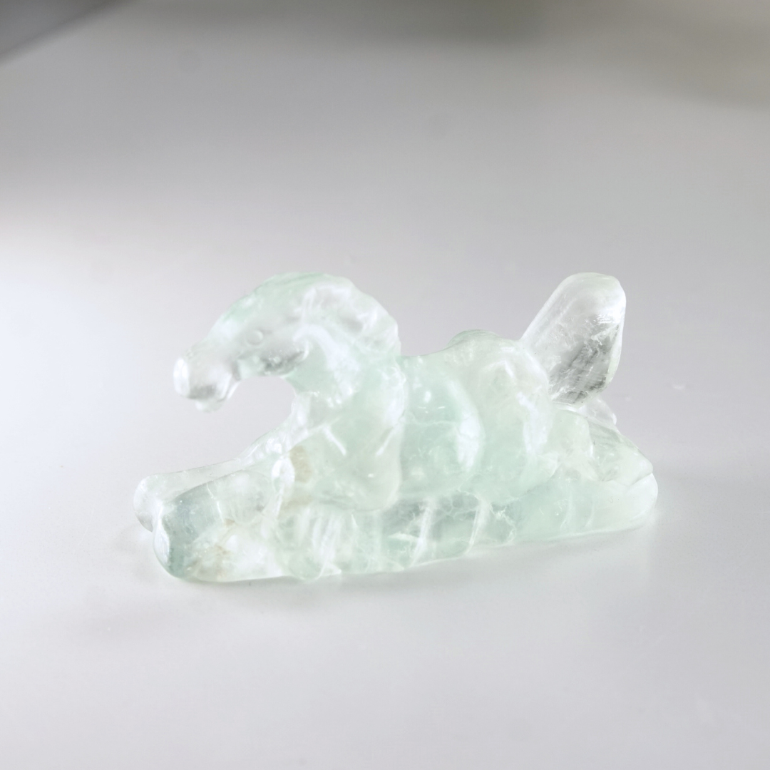 Rainbow Fluorite Horse Carving | Pick Your Favorite