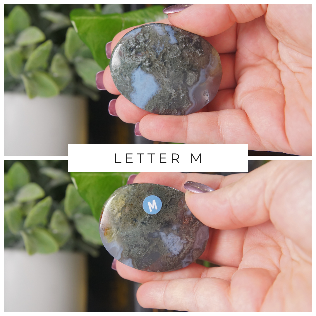 Moss Agate High Quality Palm Stones | Pick Your Favorite