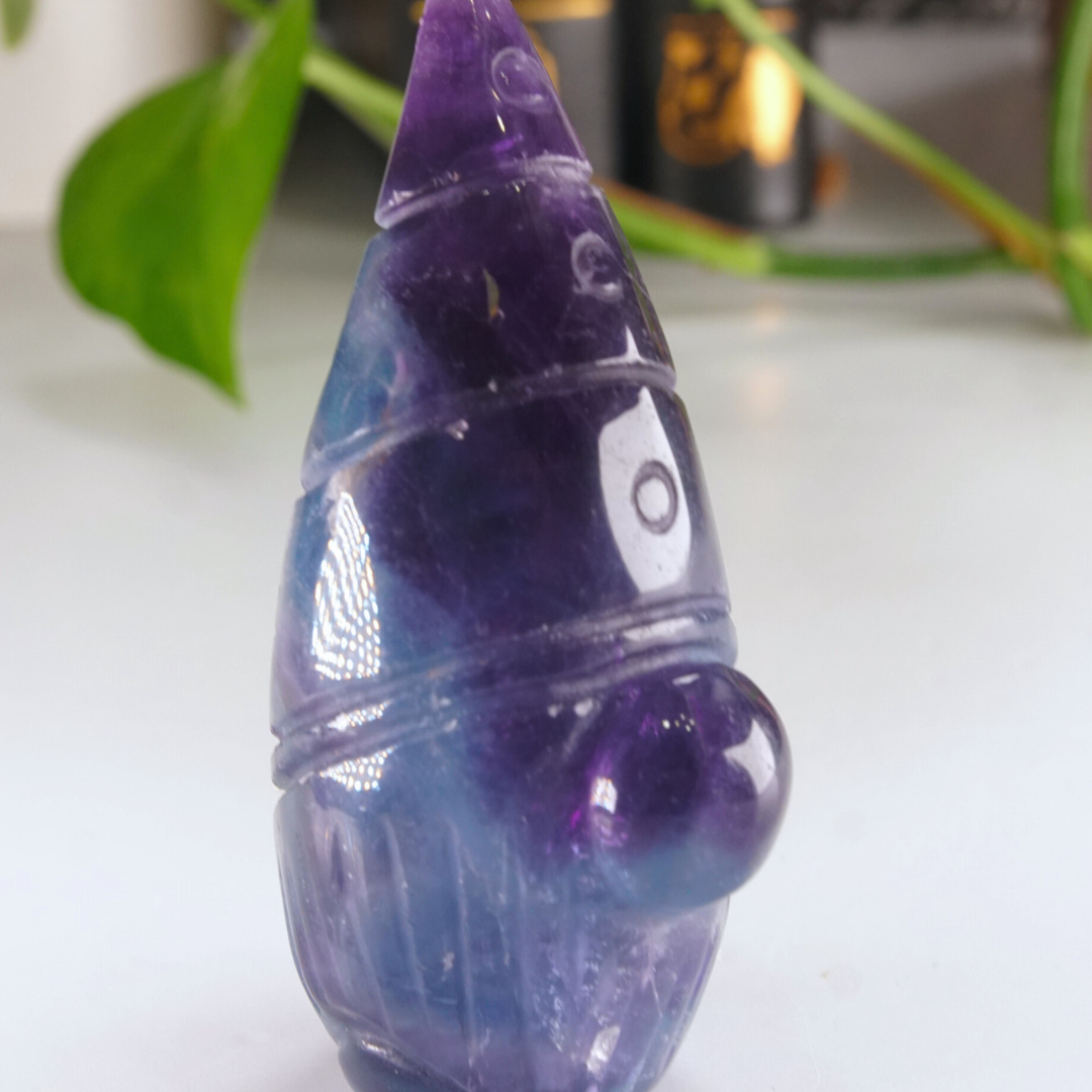 Rainbow Fluorite Gnome Carving | Pick Your Favorite