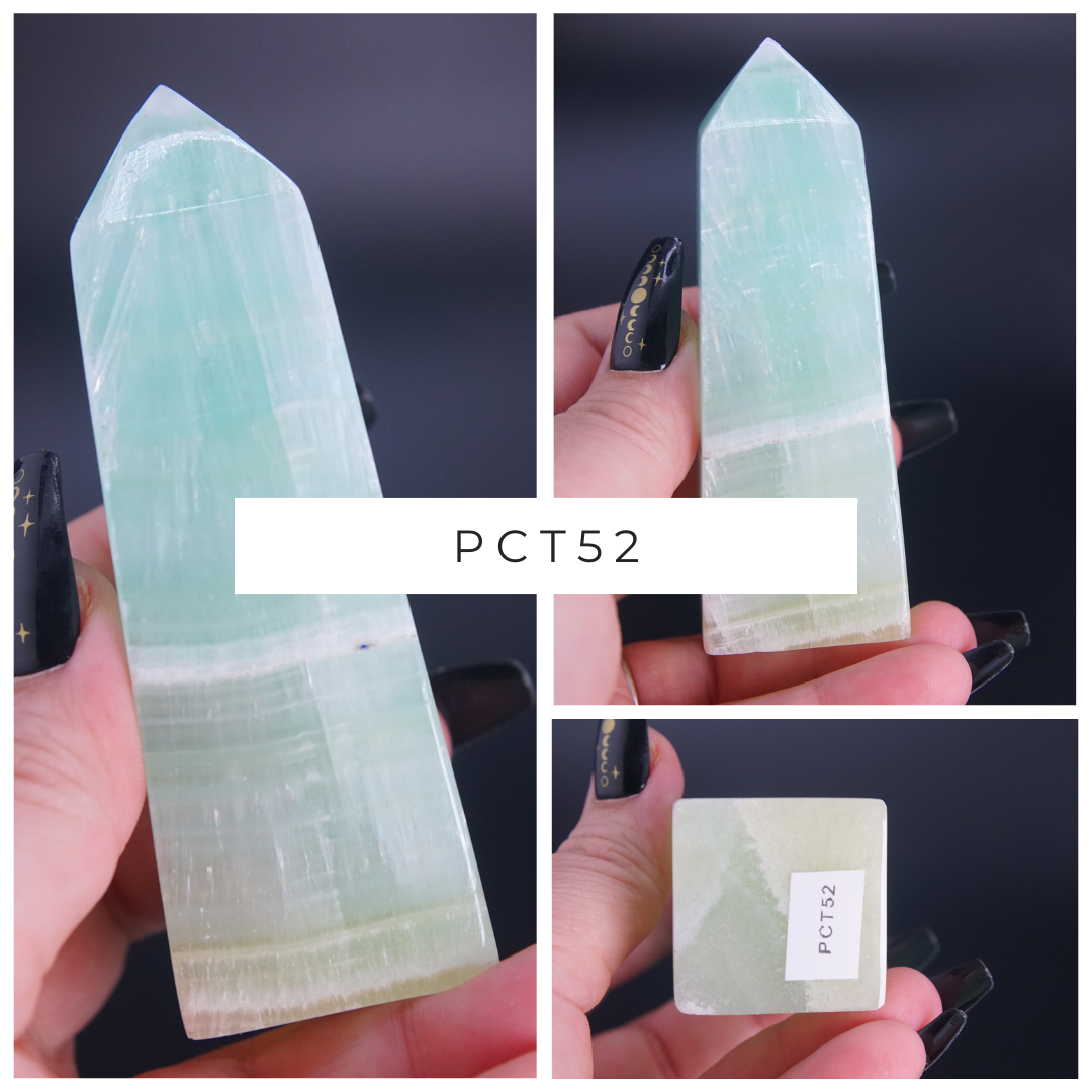 Pistachio Calcite Tower From Pakistan - Pick Your Favorite