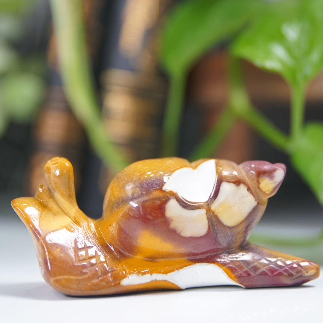 Mookaite Snail Boutique Carving