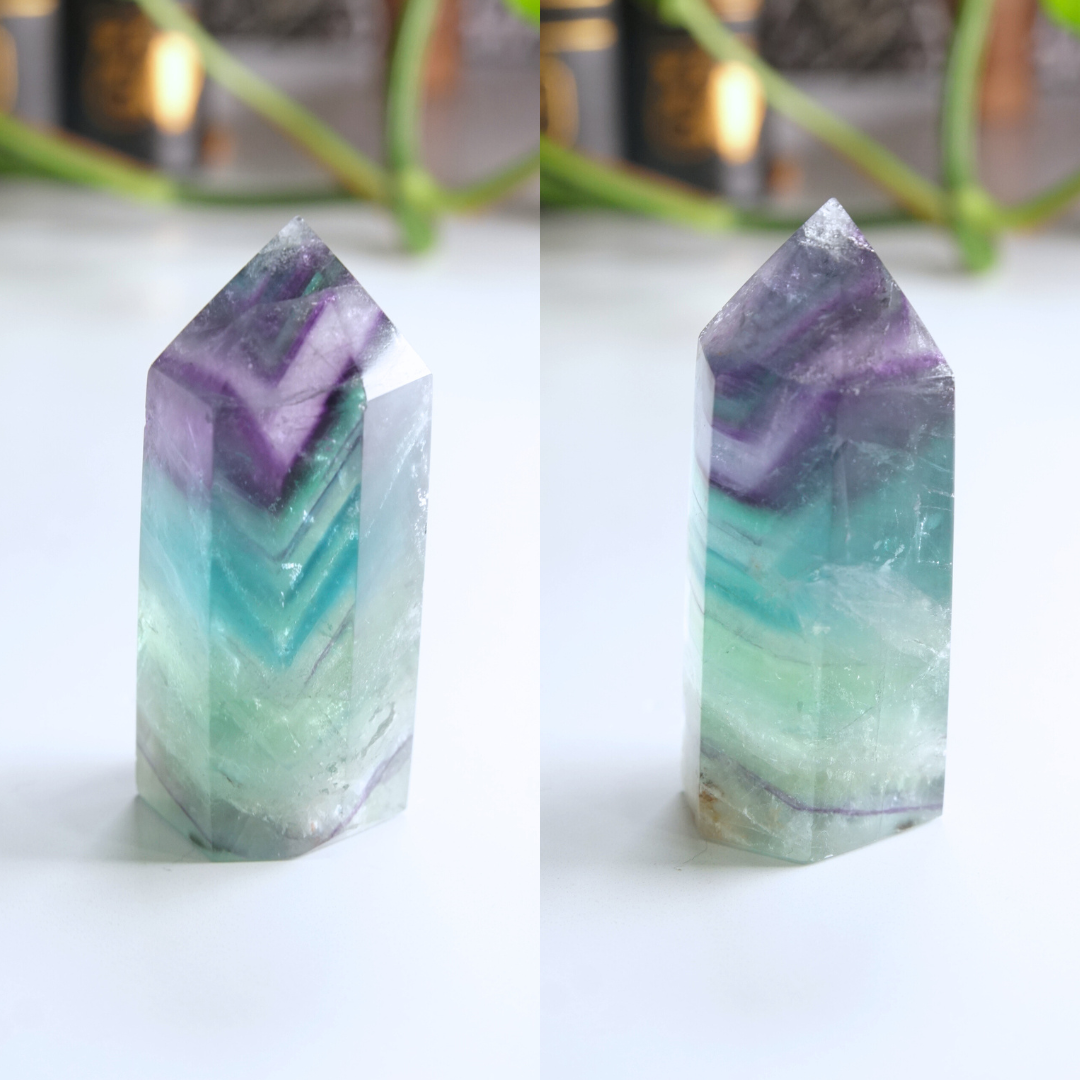 Rainbow Fluorite Tower | High Quality Glassy Fluorite Tower (E)