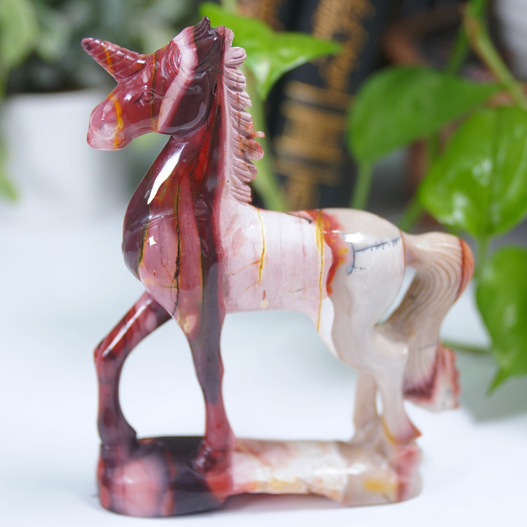 Mookaite Unicorn Boutique Carving