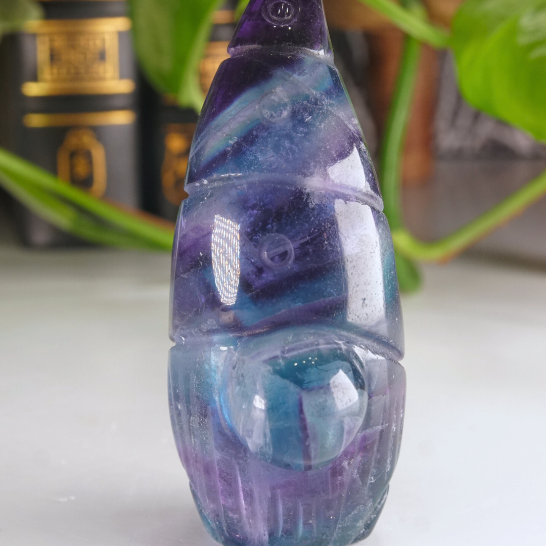Rainbow Fluorite Gnome Carving | Pick Your Favorite