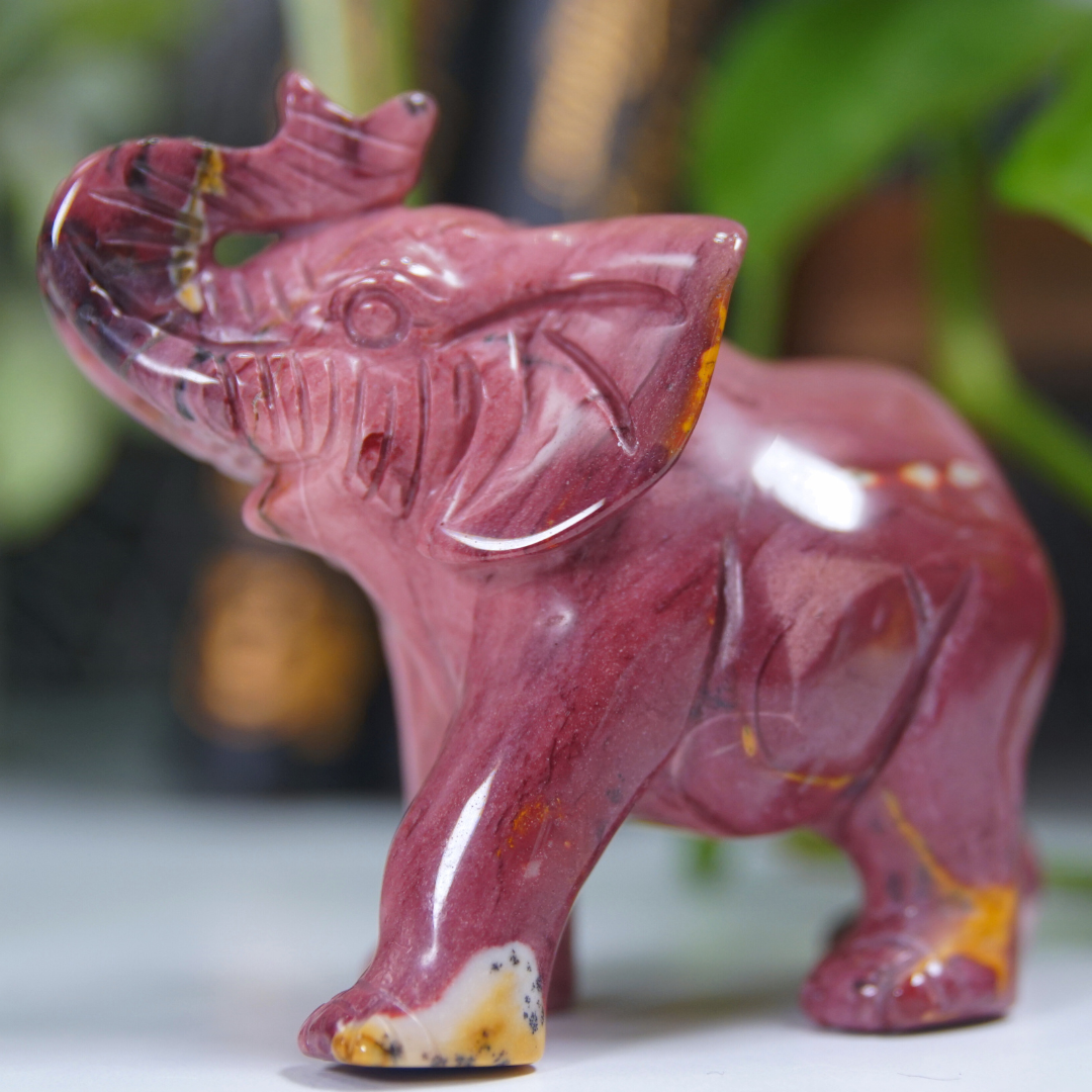 Mookaite Elephant Boutique Carving
