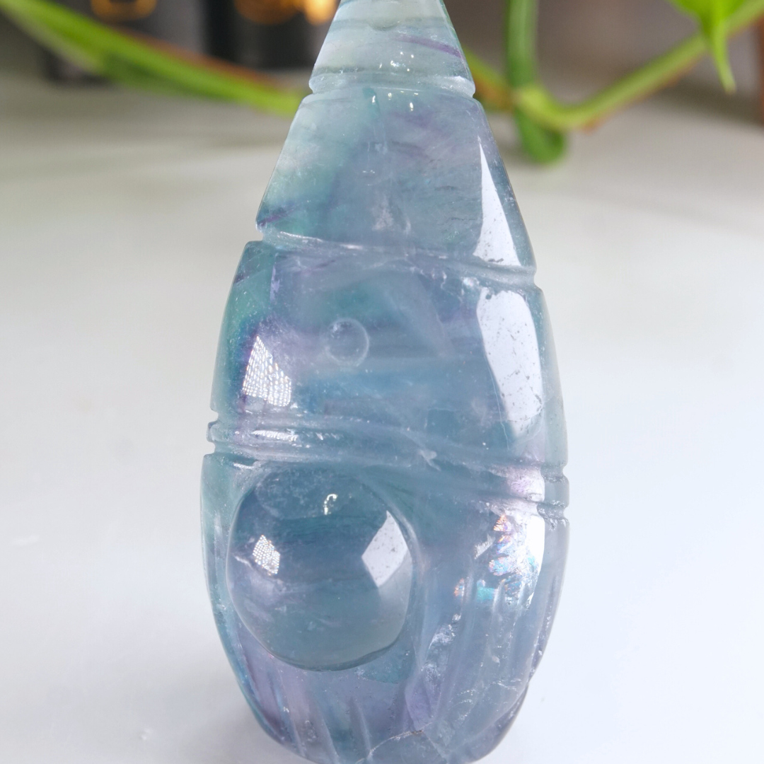 Rainbow Fluorite Gnome Carving | Pick Your Favorite