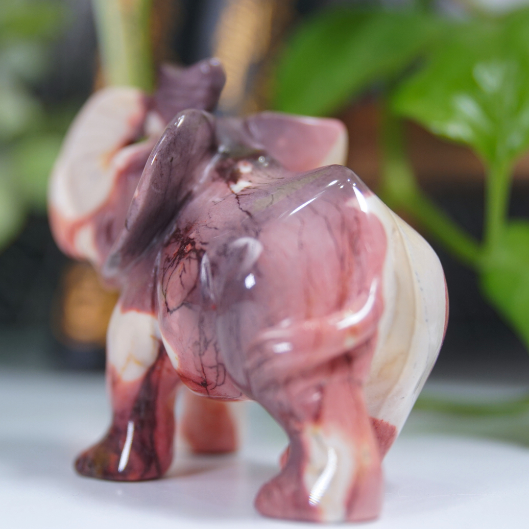 Mookaite Elephant Boutique Carving