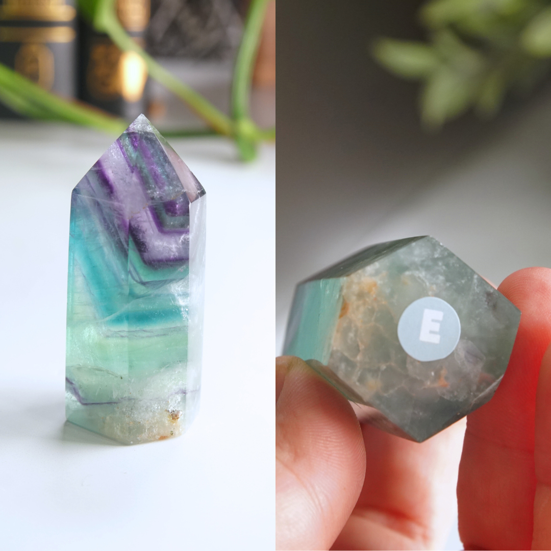 Rainbow Fluorite Tower | High Quality Glassy Fluorite Tower (E)