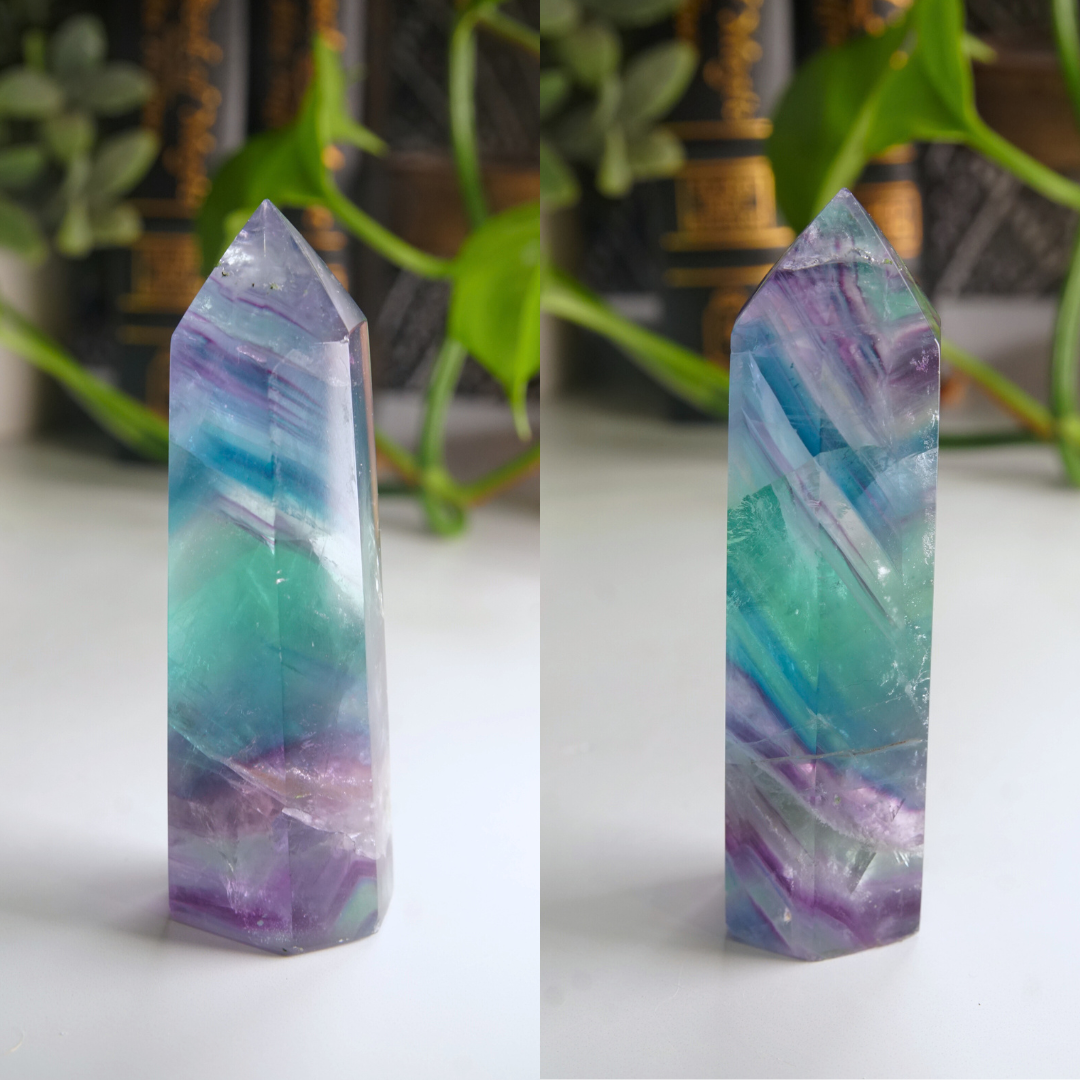 Rainbow Fluorite Tower | High Quality Glassy Fluorite Tower (A)