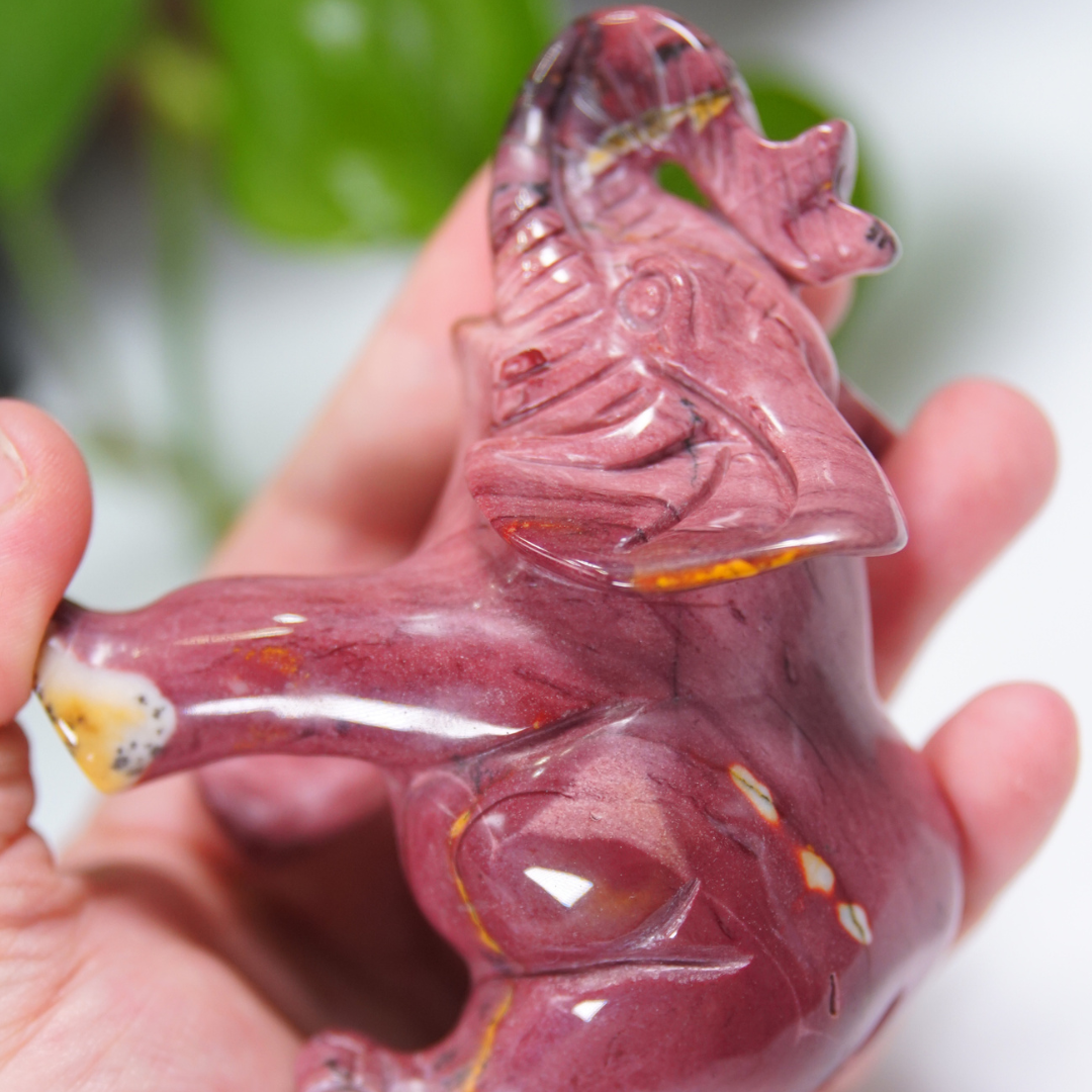 Mookaite Elephant Boutique Carving