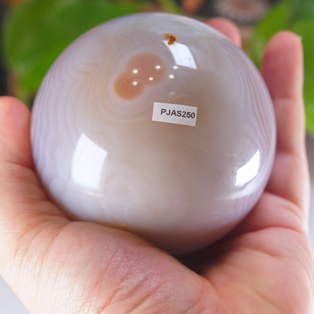 Pink Jelly Agate Sphere | Pick Your Favorite