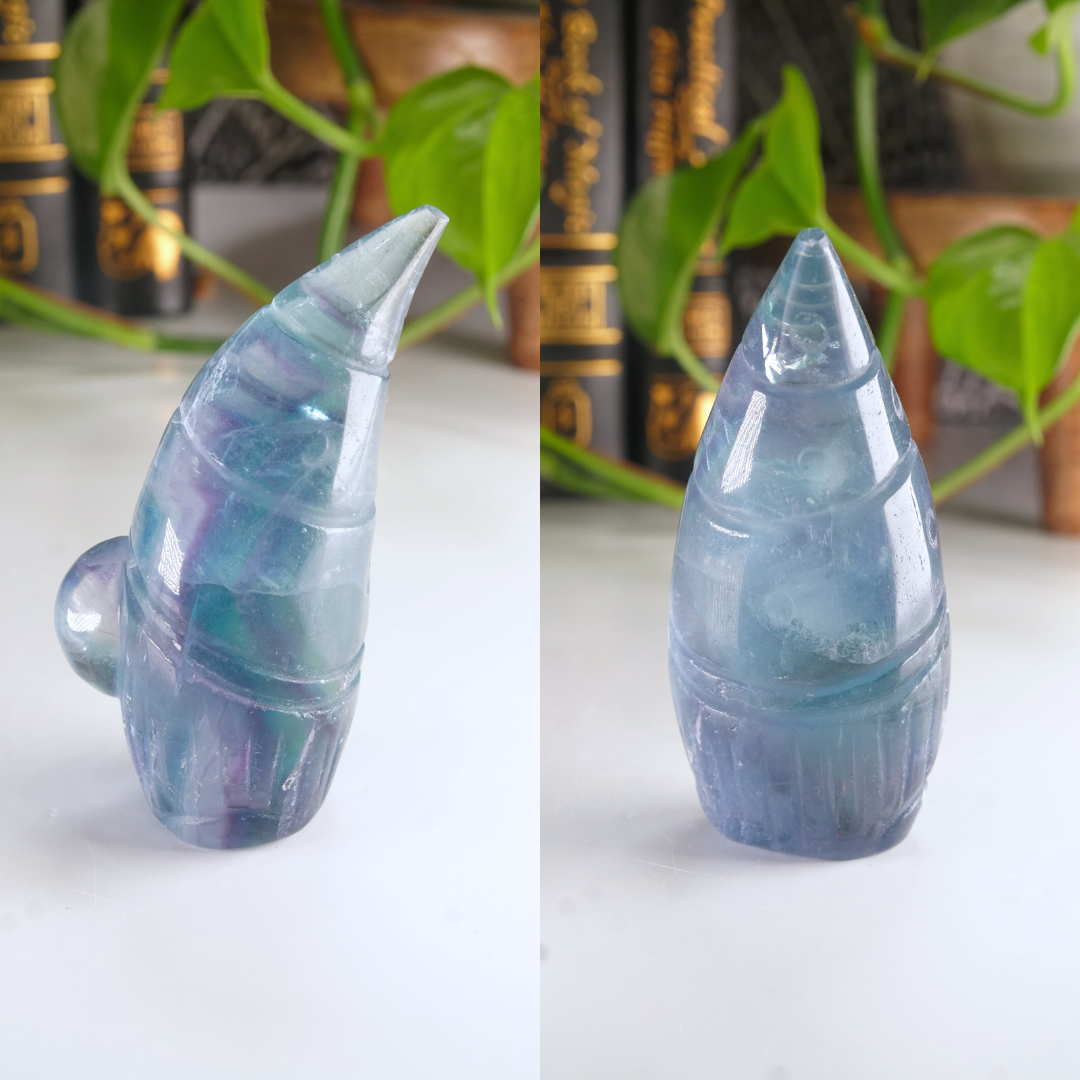 Rainbow Fluorite Gnome Carving | Pick Your Favorite