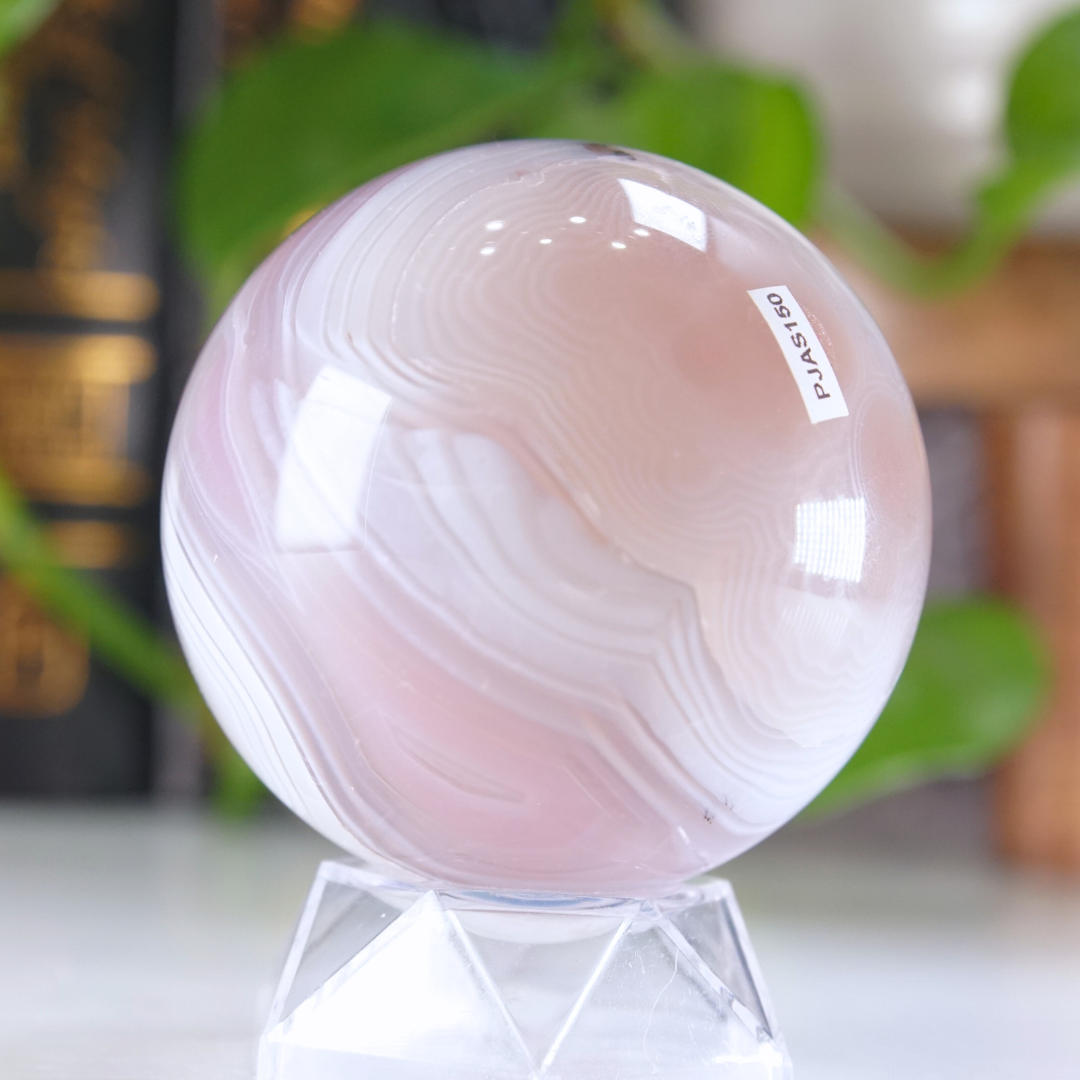 Pink Jelly Agate Sphere | Pick Your Favorite