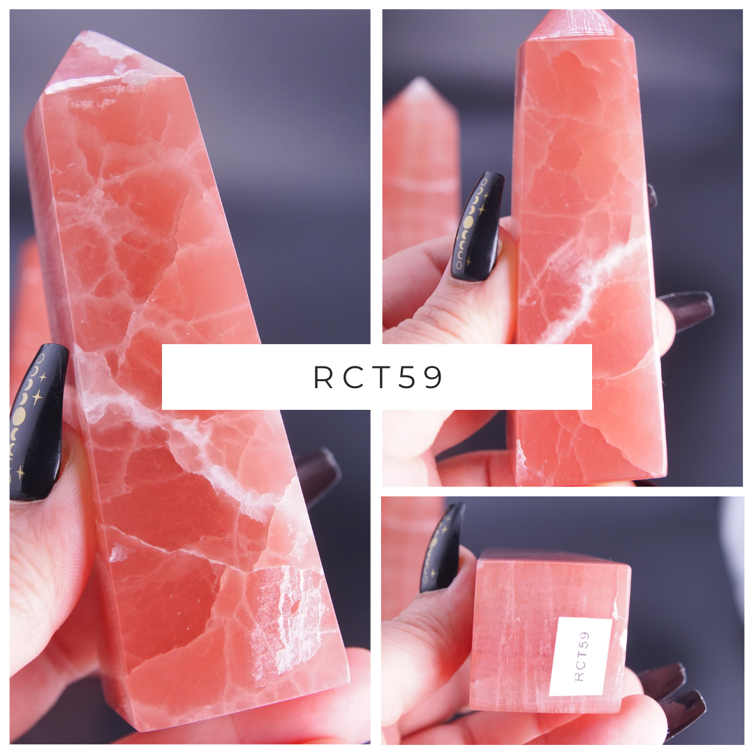 Rose Calcite Tower From Pakistan - Pick Your Favorite