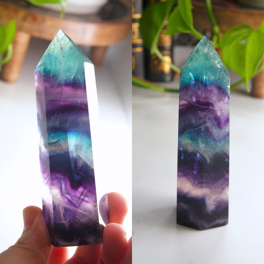 Rainbow Fluorite Tower | High Quality Glassy Fluorite Tower (6)
