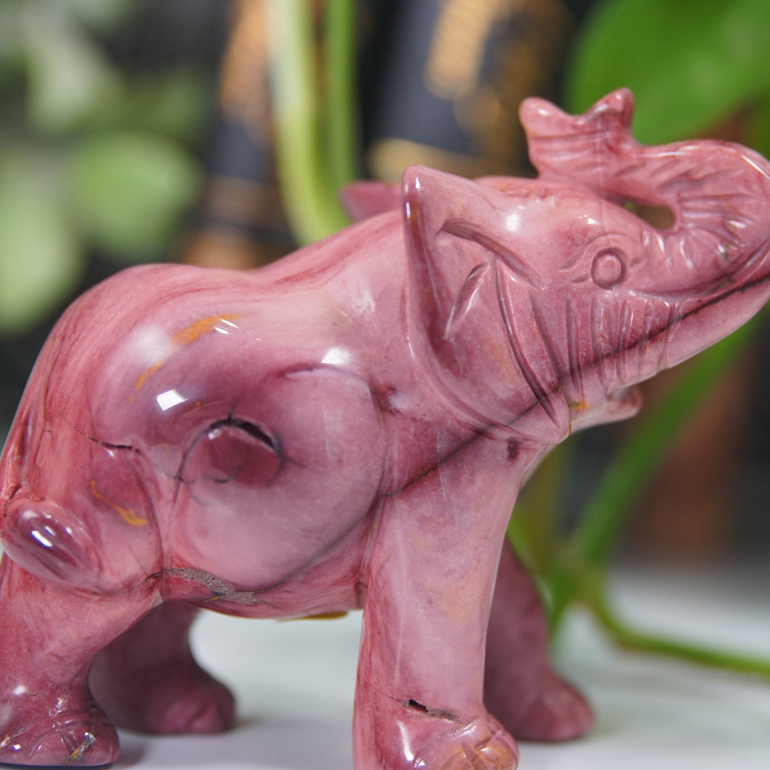 Mookaite Elephant Boutique Carving