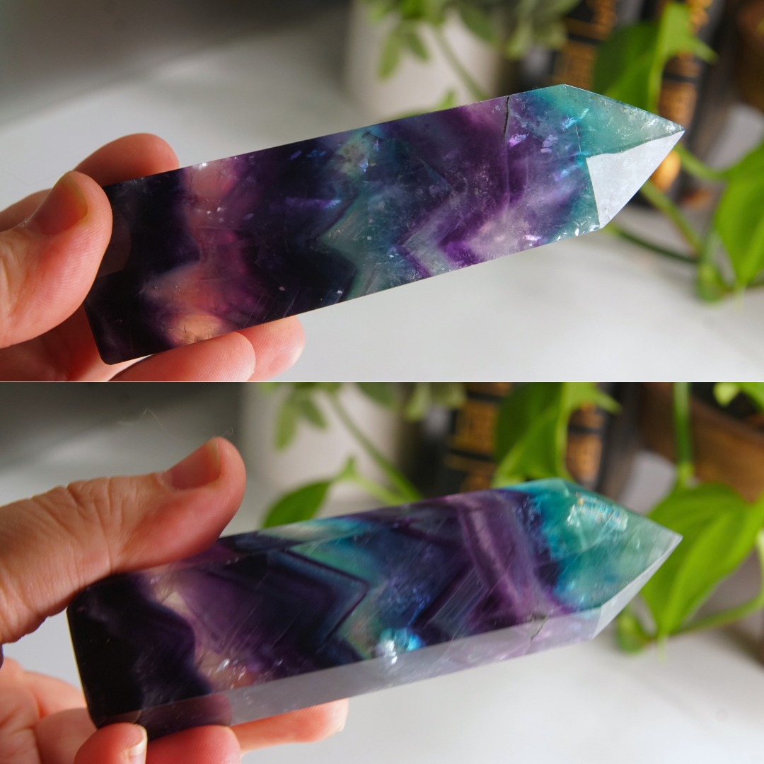 Rainbow Fluorite Tower | High Quality Glassy Fluorite Tower (6)