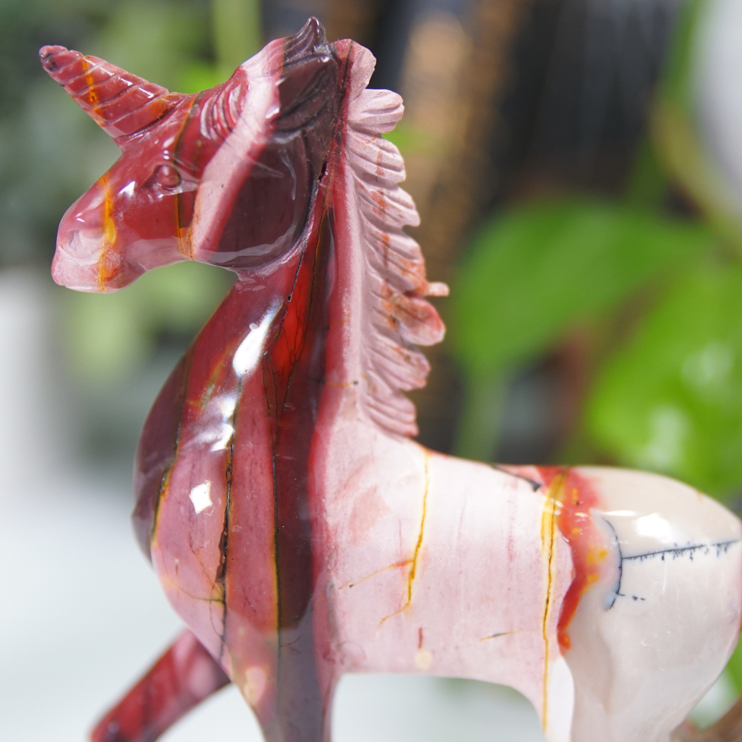 Mookaite Unicorn Boutique Carving