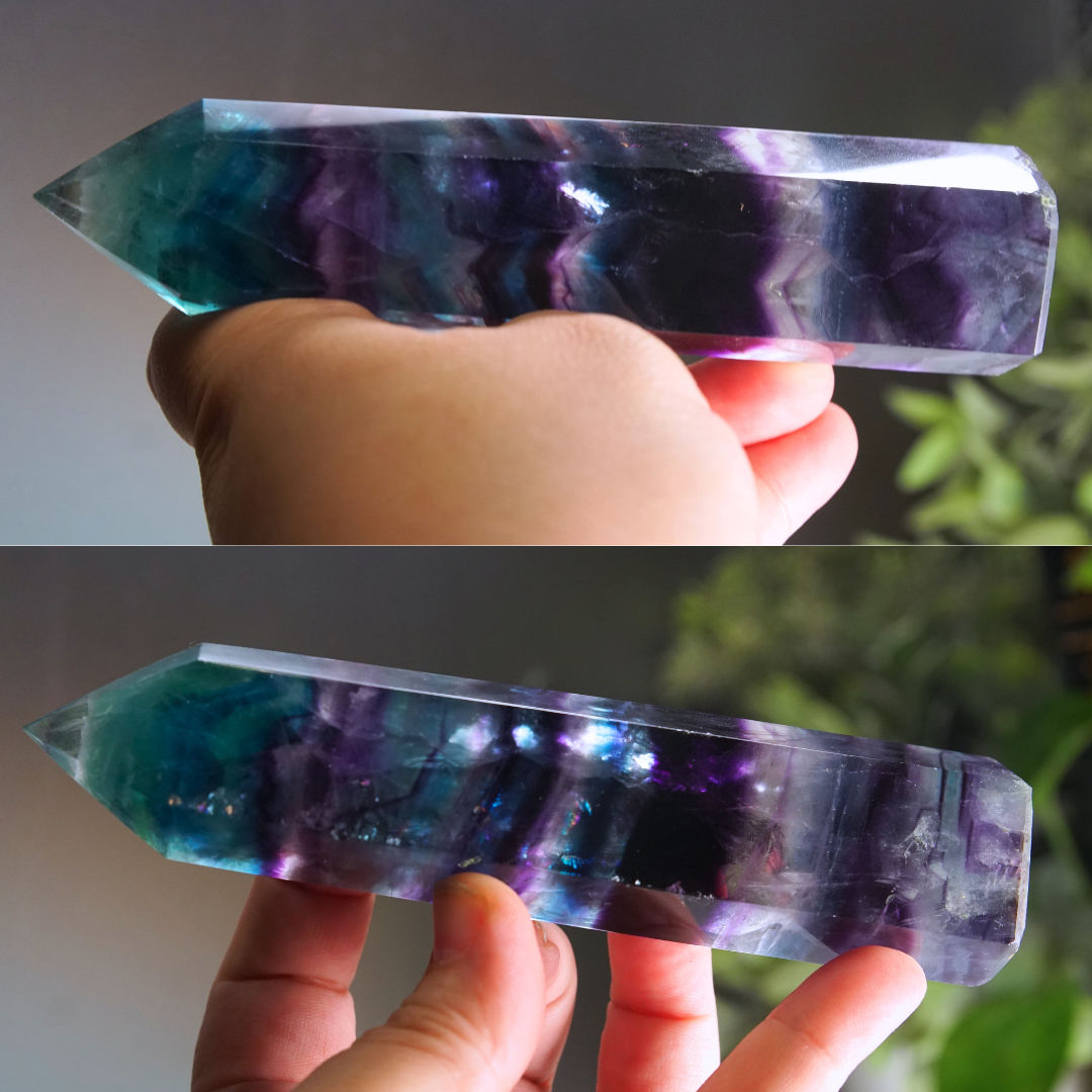 Rainbow Fluorite Tower | High Quality Glassy Fluorite Tower (F)