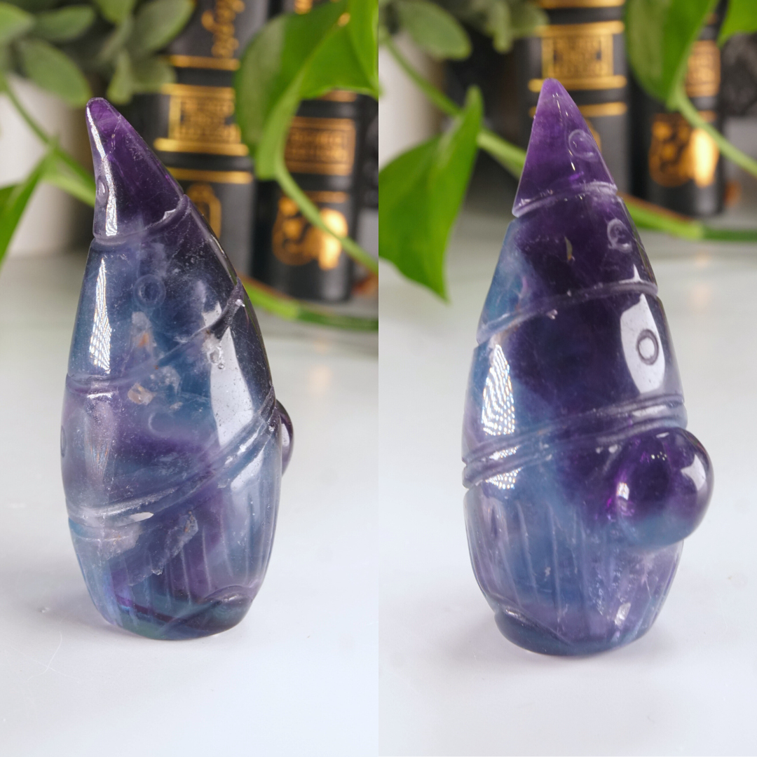 Rainbow Fluorite Gnome Carving | Pick Your Favorite