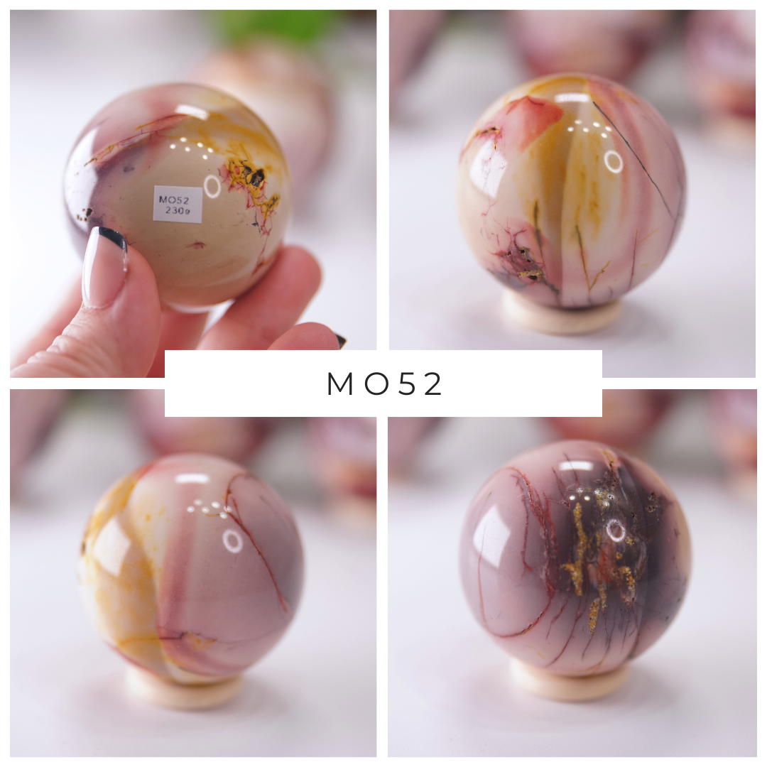 Spiderweb Mookaite With Hematite Spheres | Pick Your Favorite