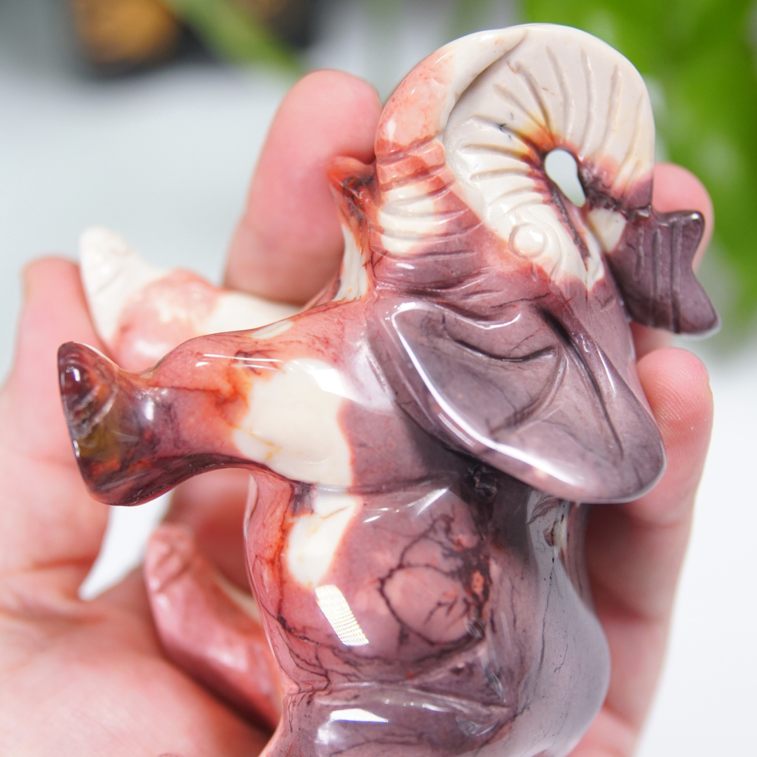 Mookaite Elephant Boutique Carving