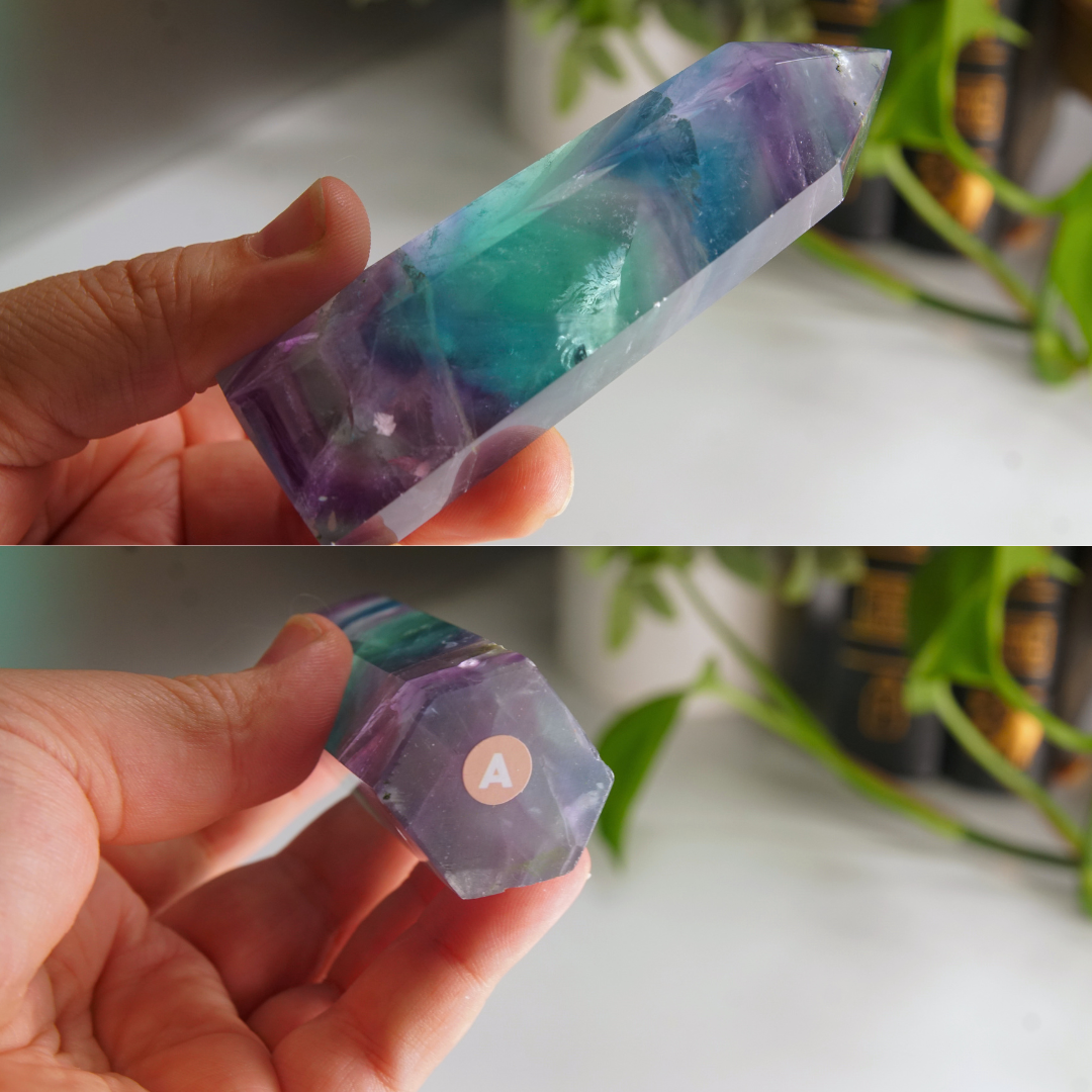 Rainbow Fluorite Tower | High Quality Glassy Fluorite Tower (A)
