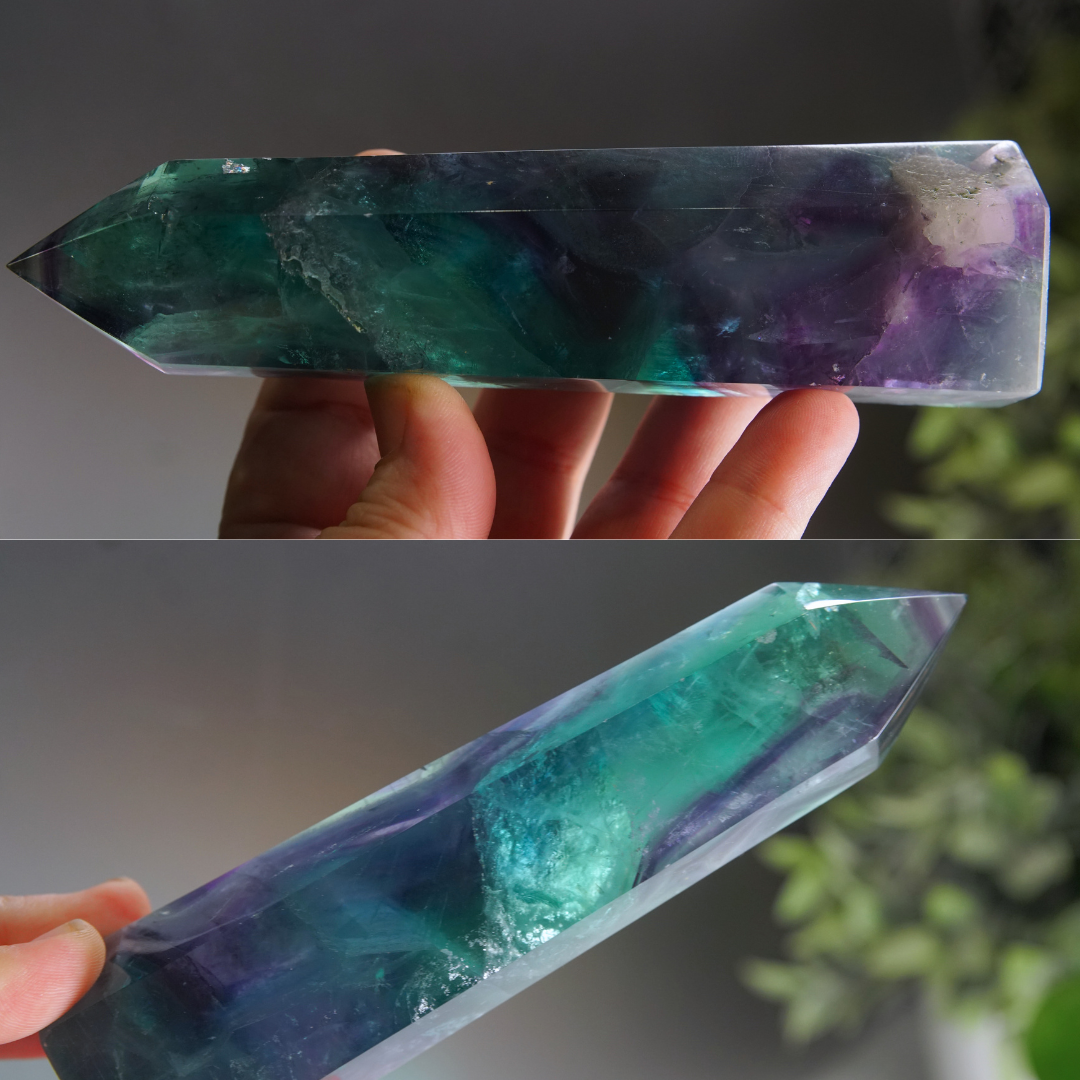 Rainbow Fluorite Tower | High Quality Glassy Fluorite Tower (K)