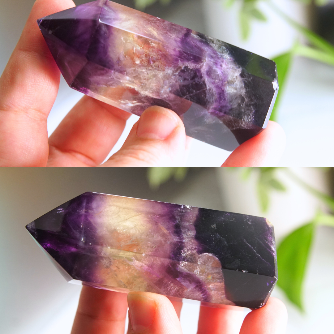 Rainbow Fluorite Tower | High Quality Glassy Fluorite Tower (B)