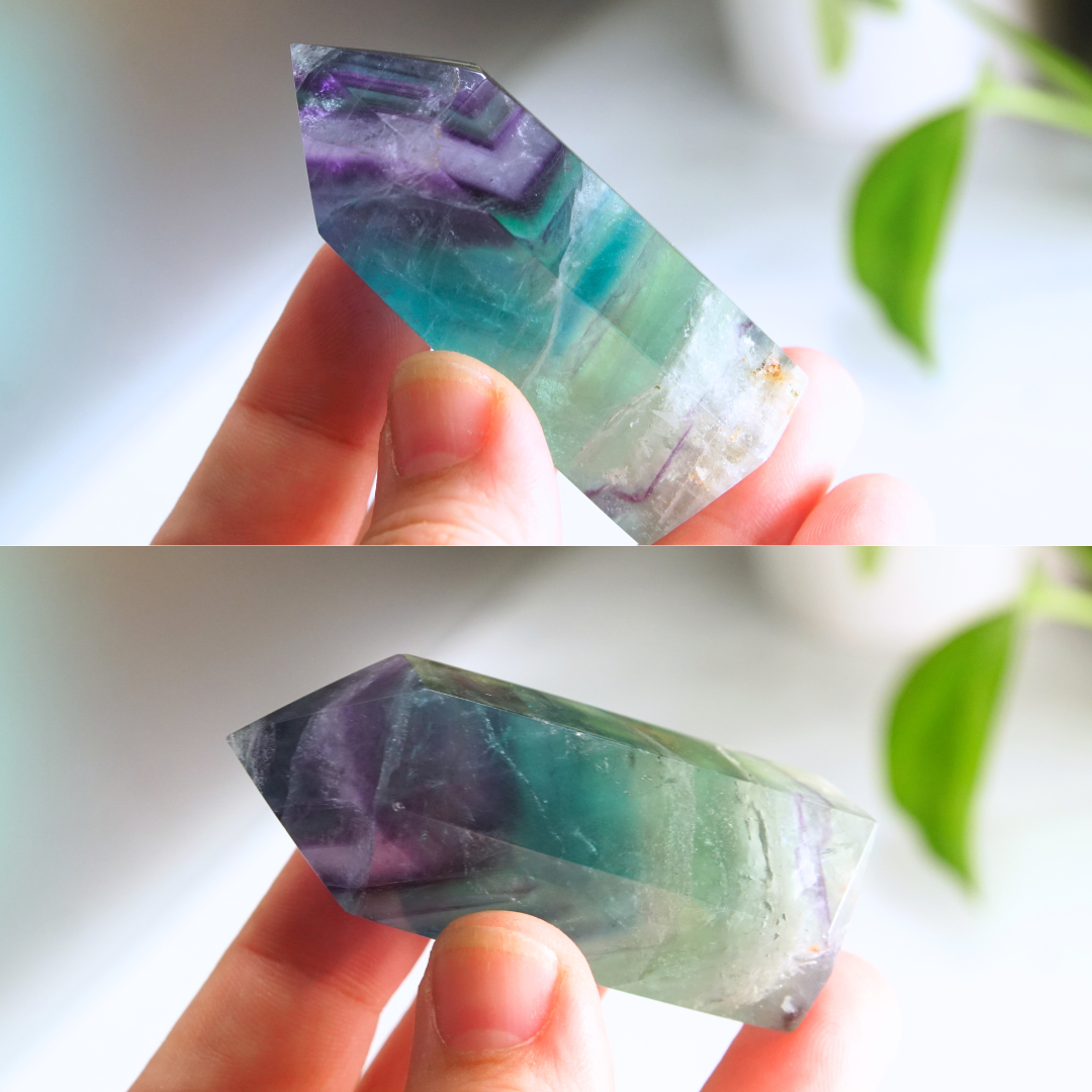 Rainbow Fluorite Tower | High Quality Glassy Fluorite Tower (E)