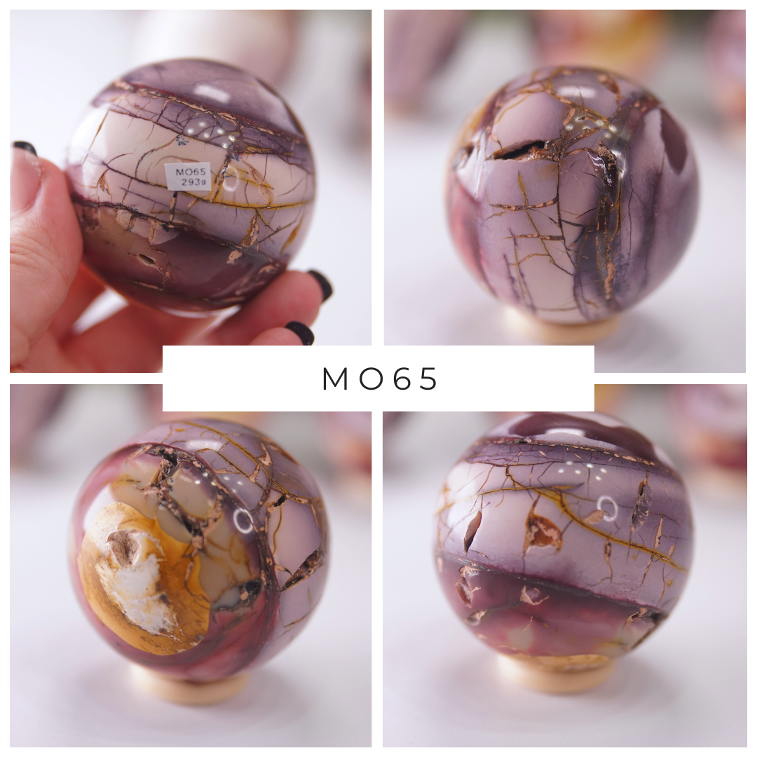 Spiderweb Mookaite With Hematite Spheres | Pick Your Favorite
