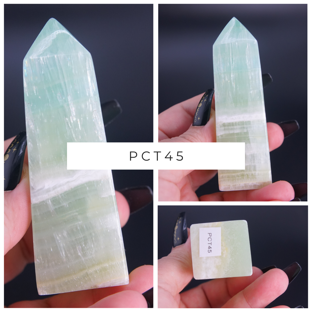 Pistachio Calcite Tower From Pakistan - Pick Your Favorite