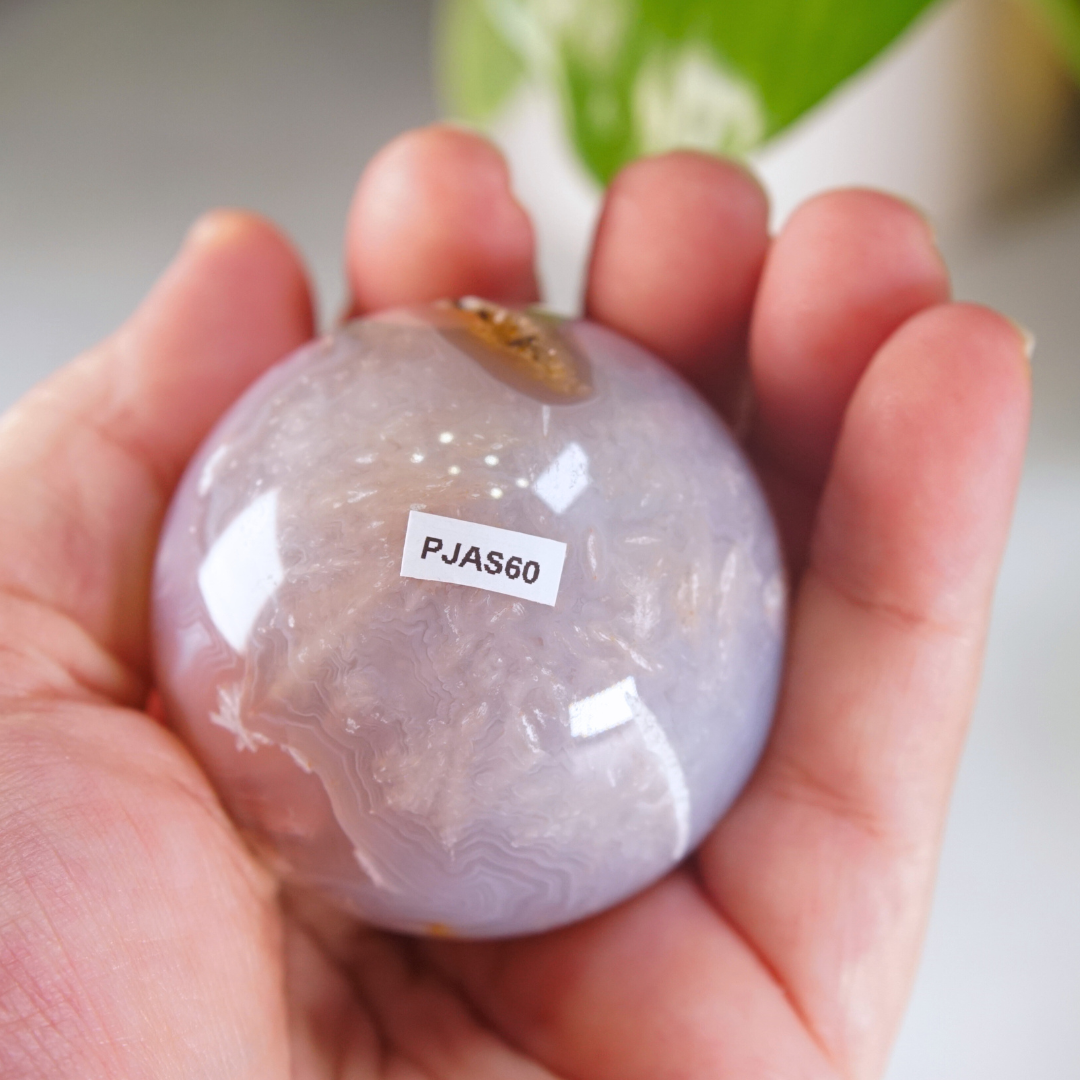 Pink Jelly Agate Sphere | Pick Your Favorite
