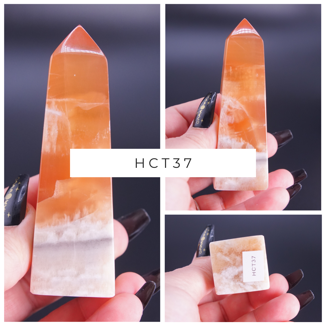 Honey Calcite Tower From Pakistan - Pick Your Favorite