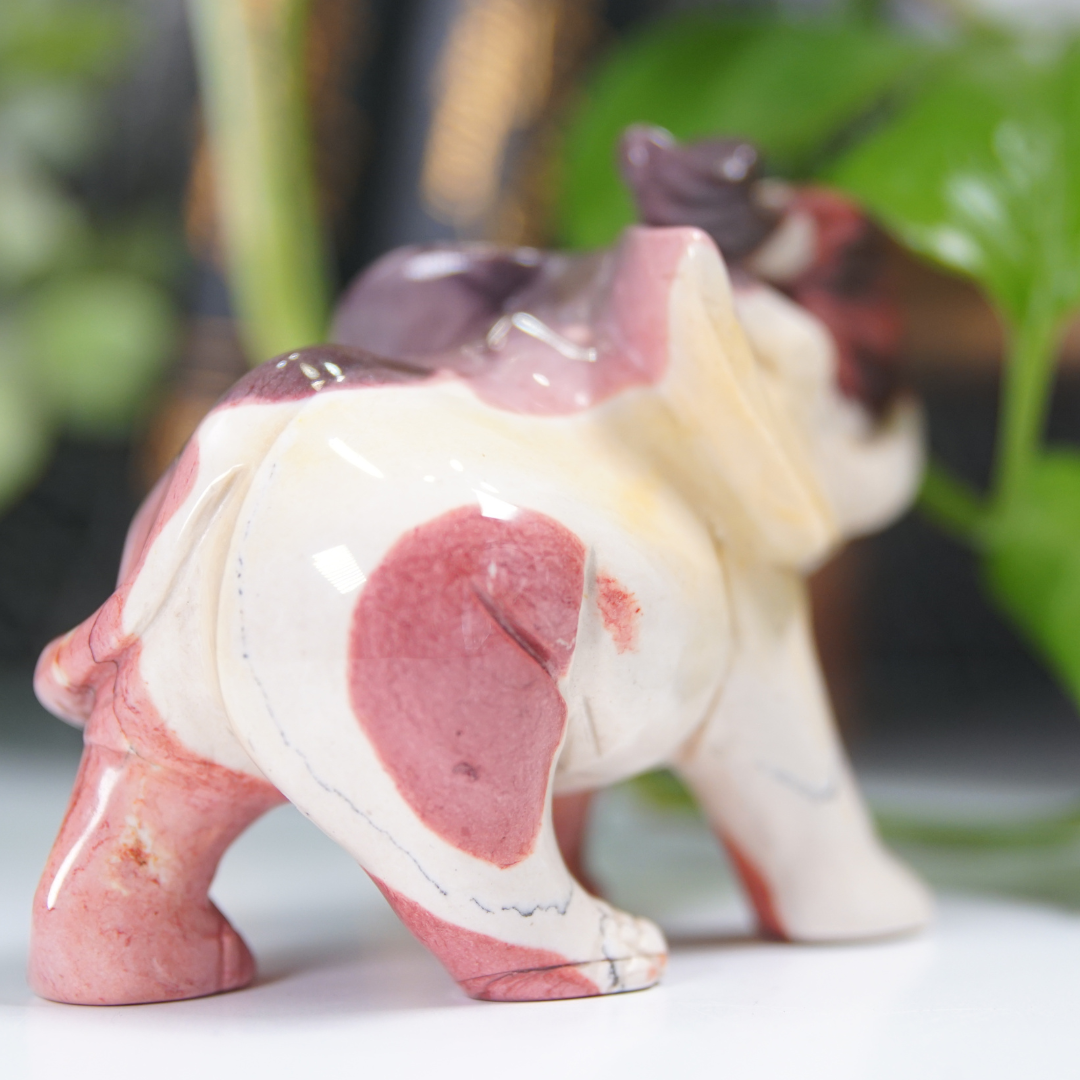 Mookaite Elephant Boutique Carving