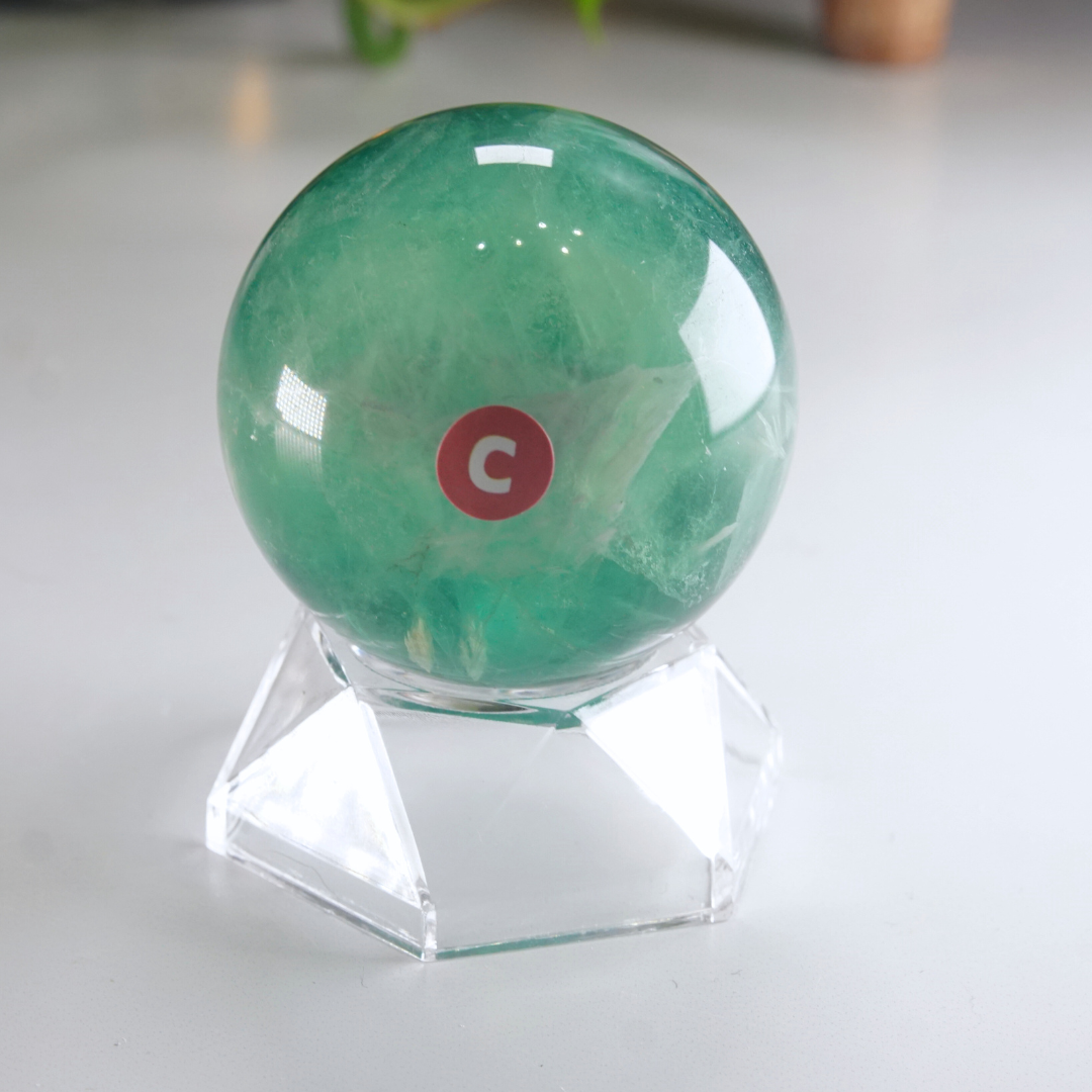 Rainbow Fluorite Sphere | High Quality Glassy Fluorite Sphere (C)