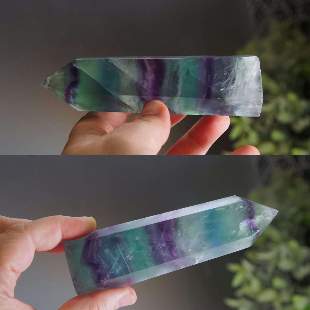 Rainbow Fluorite Tower | High Quality Glassy Fluorite Tower (O)