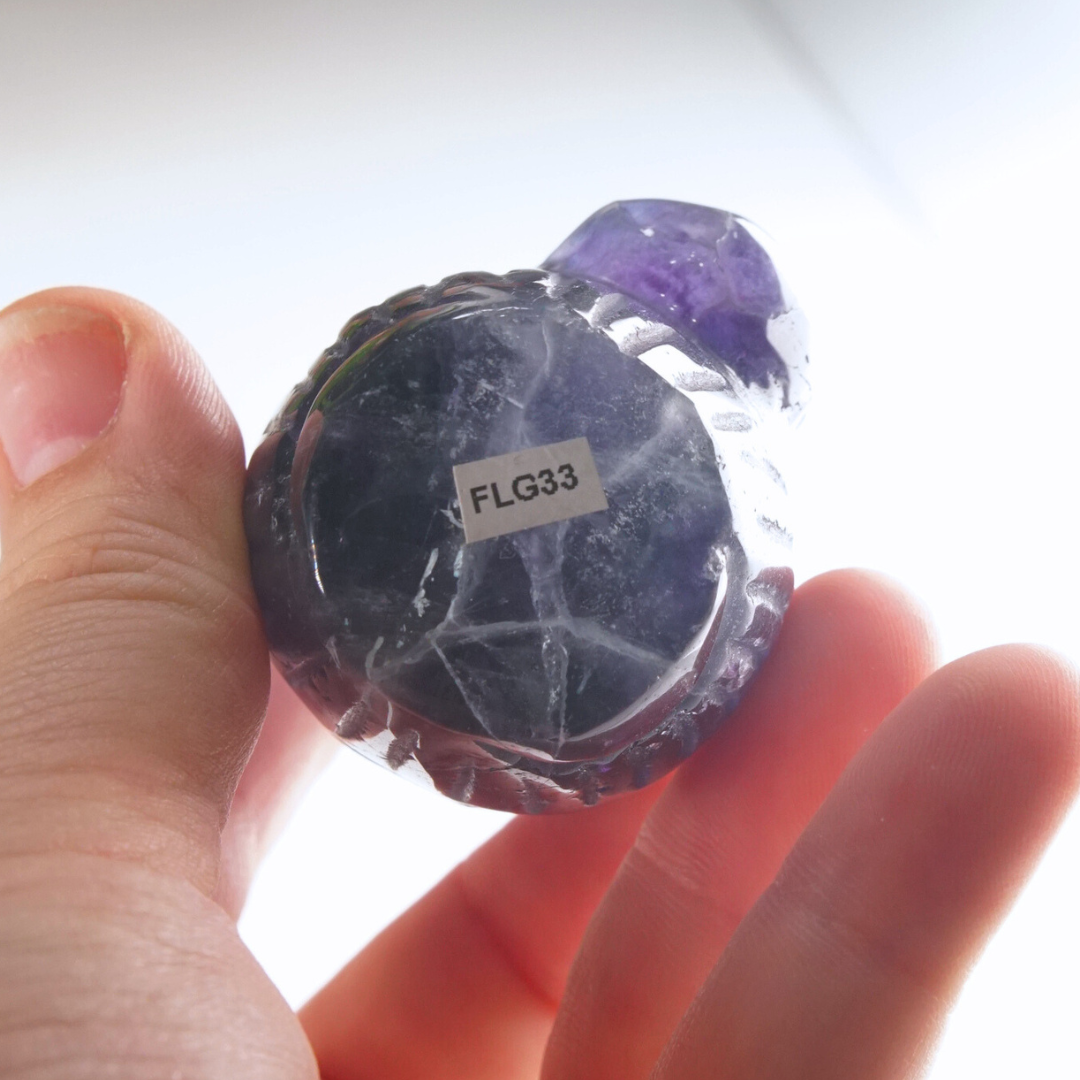 Rainbow Fluorite Gnome Carving | Pick Your Favorite