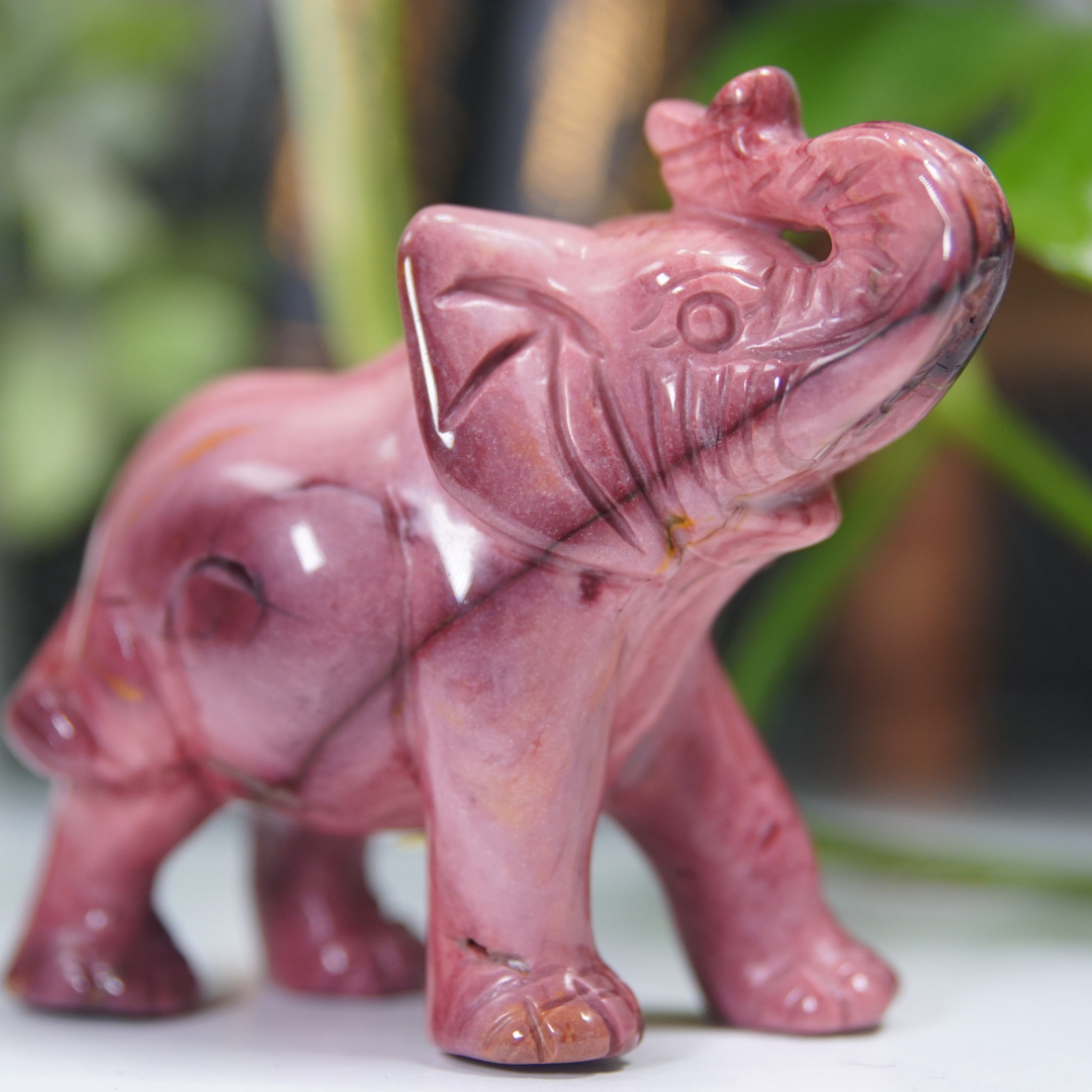 Mookaite Elephant Boutique Carving