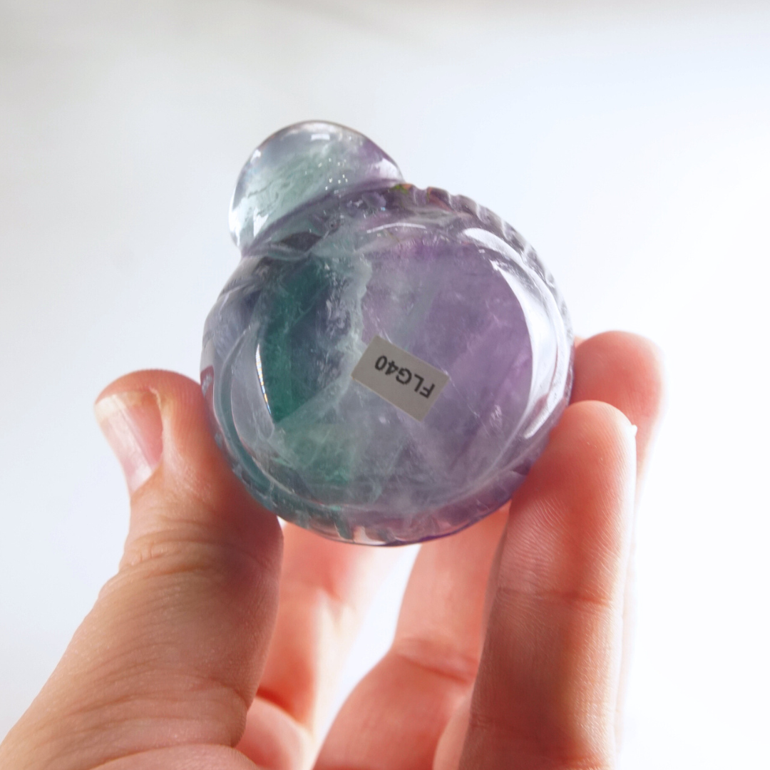 Rainbow Fluorite Gnome Carving | Pick Your Favorite