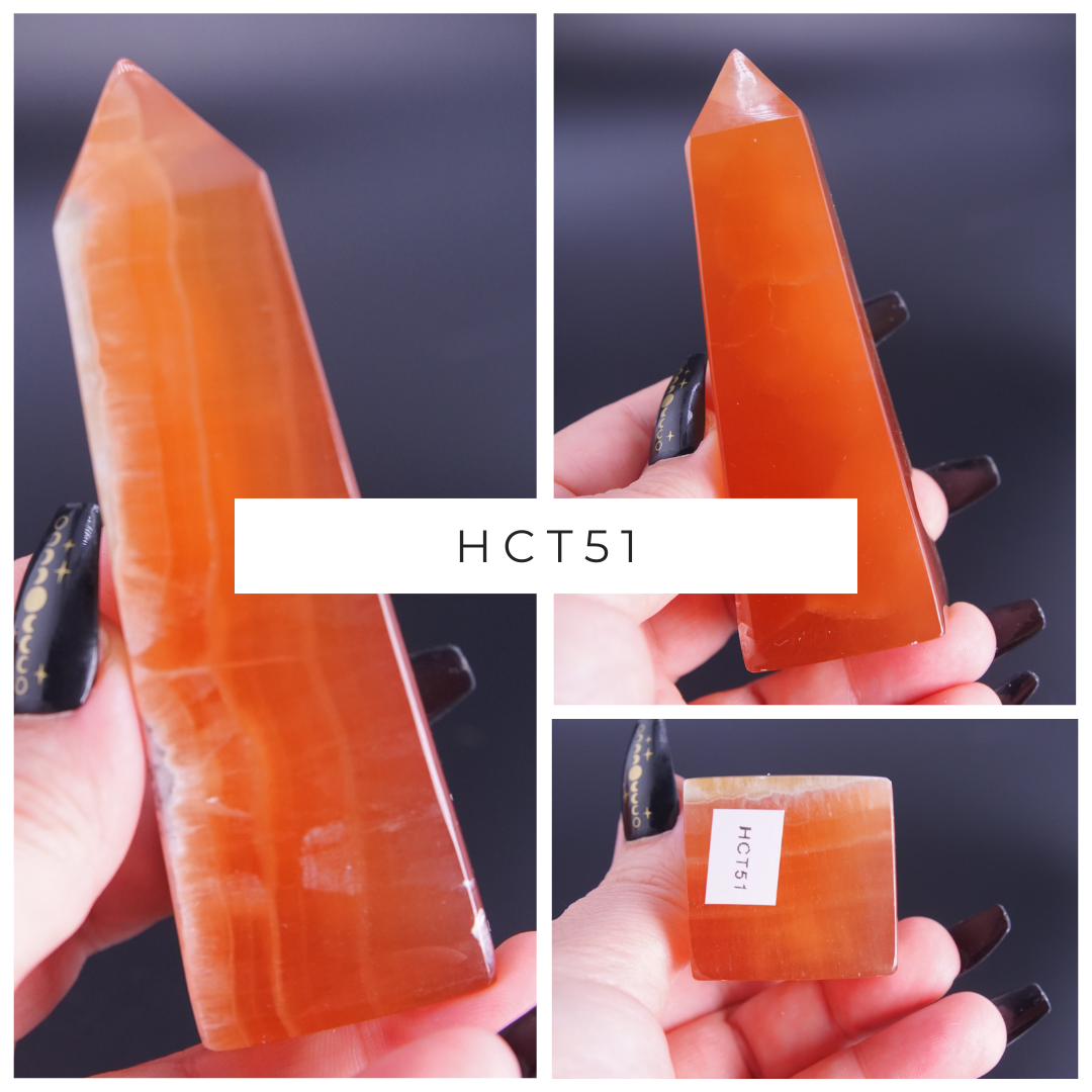 Honey Calcite Tower From Pakistan - Pick Your Favorite