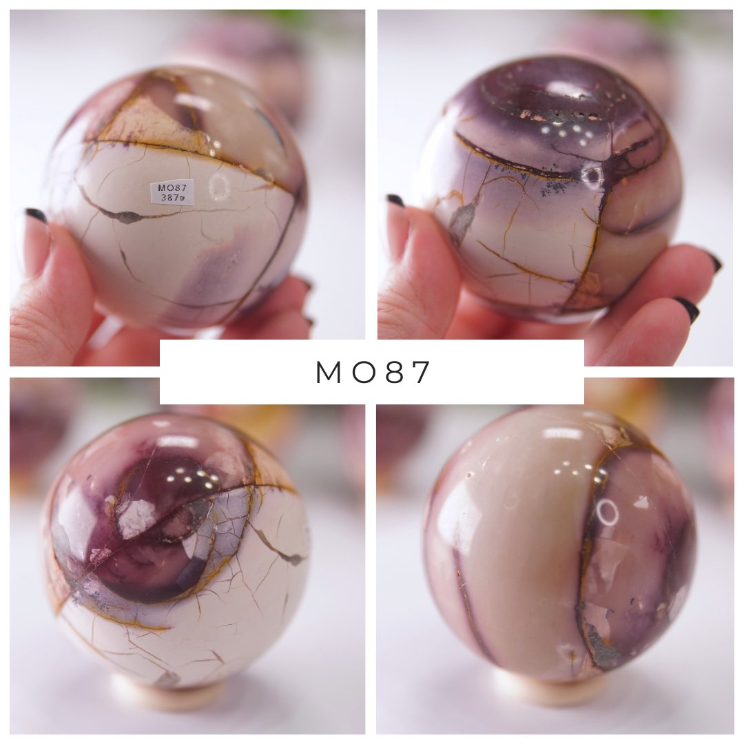 Spiderweb Mookaite With Hematite Spheres | Pick Your Favorite