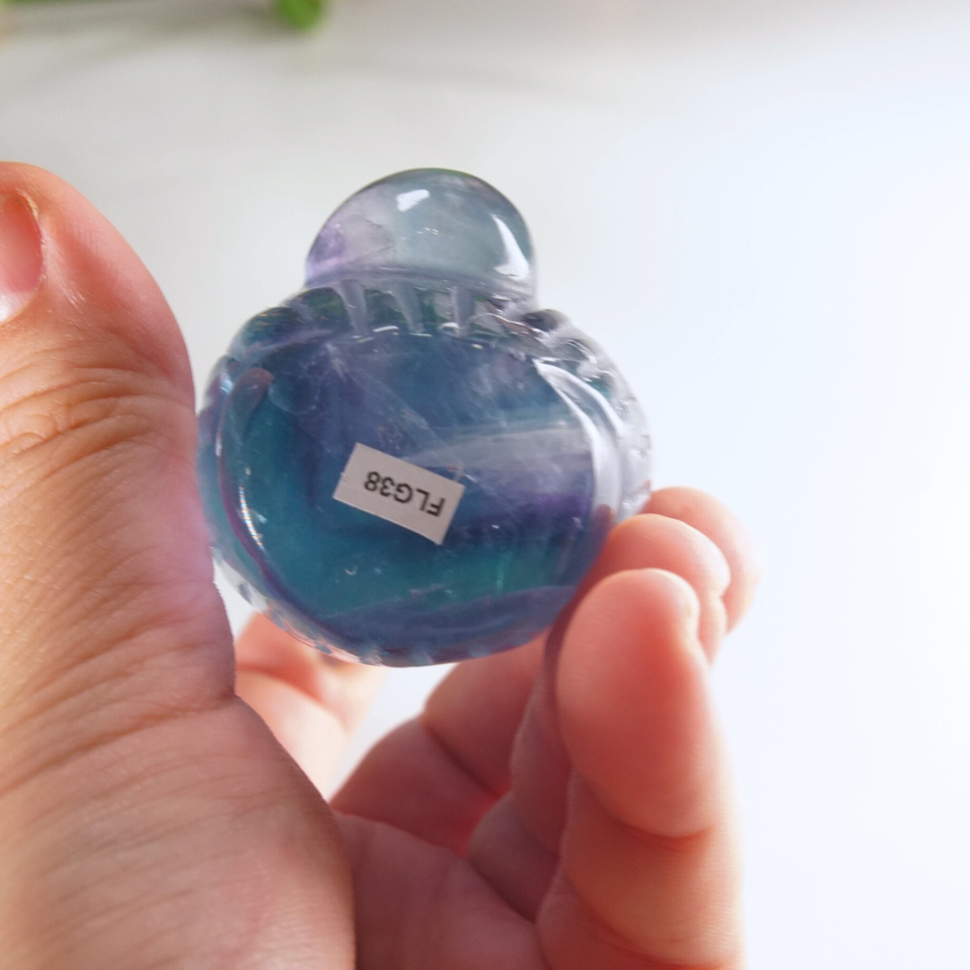 Rainbow Fluorite Gnome Carving | Pick Your Favorite