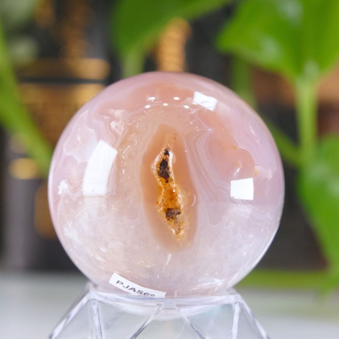 Pink Jelly Agate Sphere | Pick Your Favorite