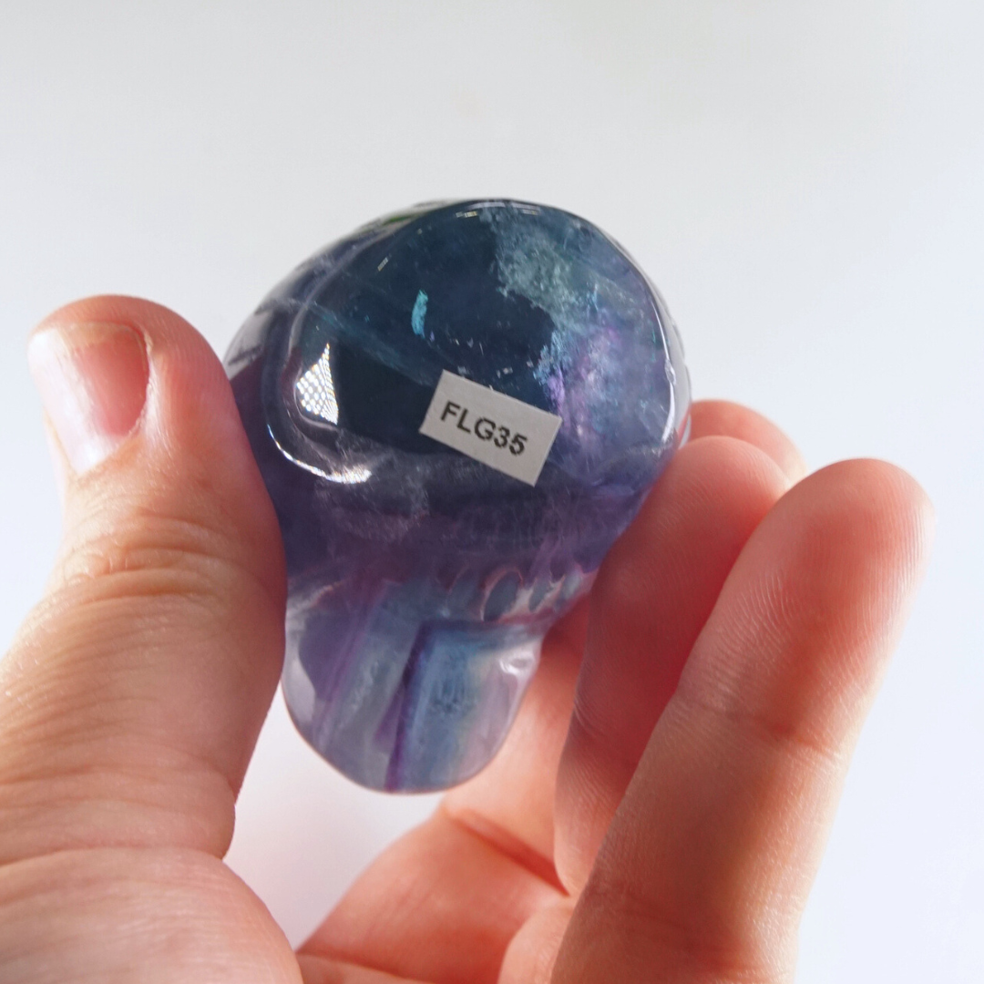 Rainbow Fluorite Gnome Carving | Pick Your Favorite