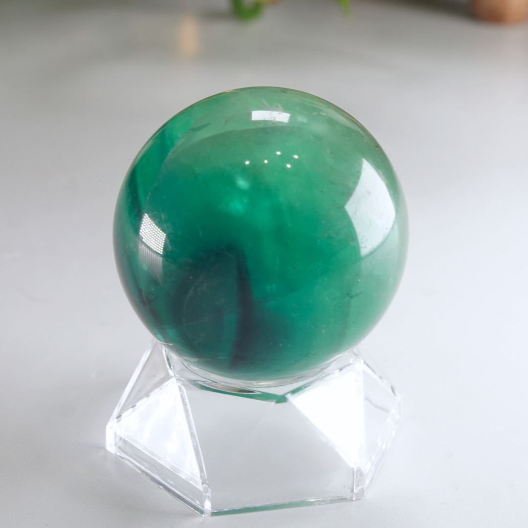 Rainbow Fluorite Sphere | High Quality Glassy Fluorite Sphere (C)
