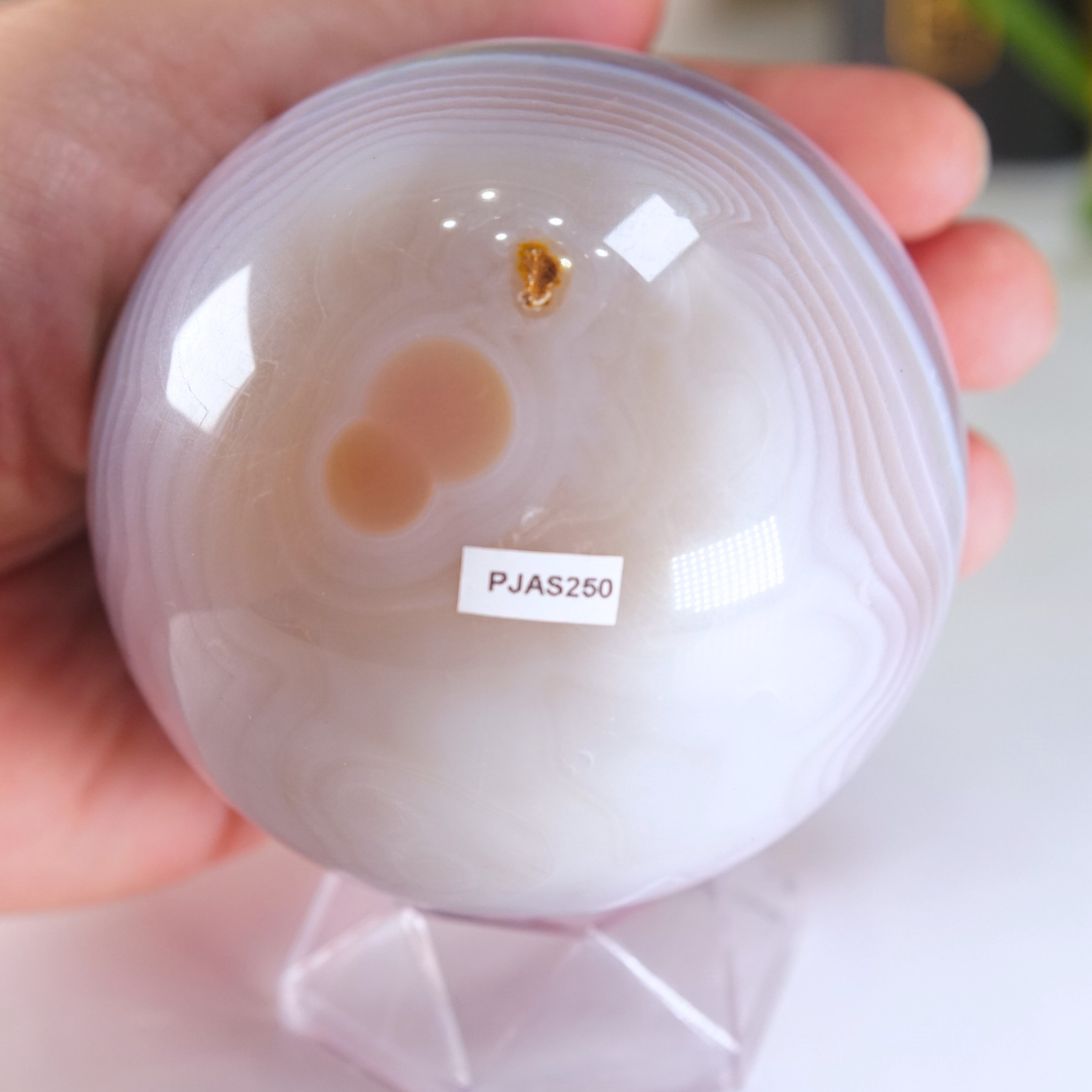 Pink Jelly Agate Sphere | Pick Your Favorite