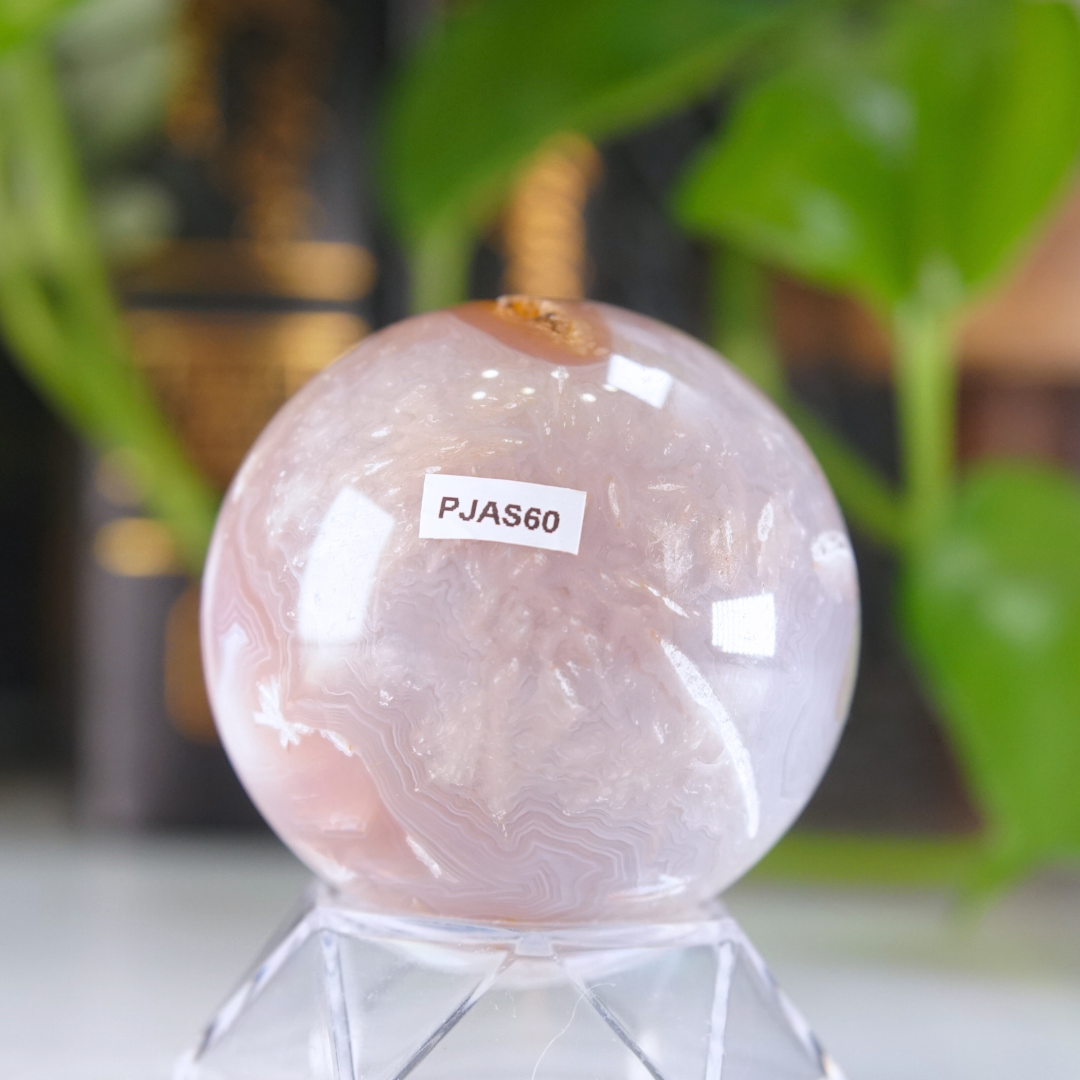 Pink Jelly Agate Sphere | Pick Your Favorite